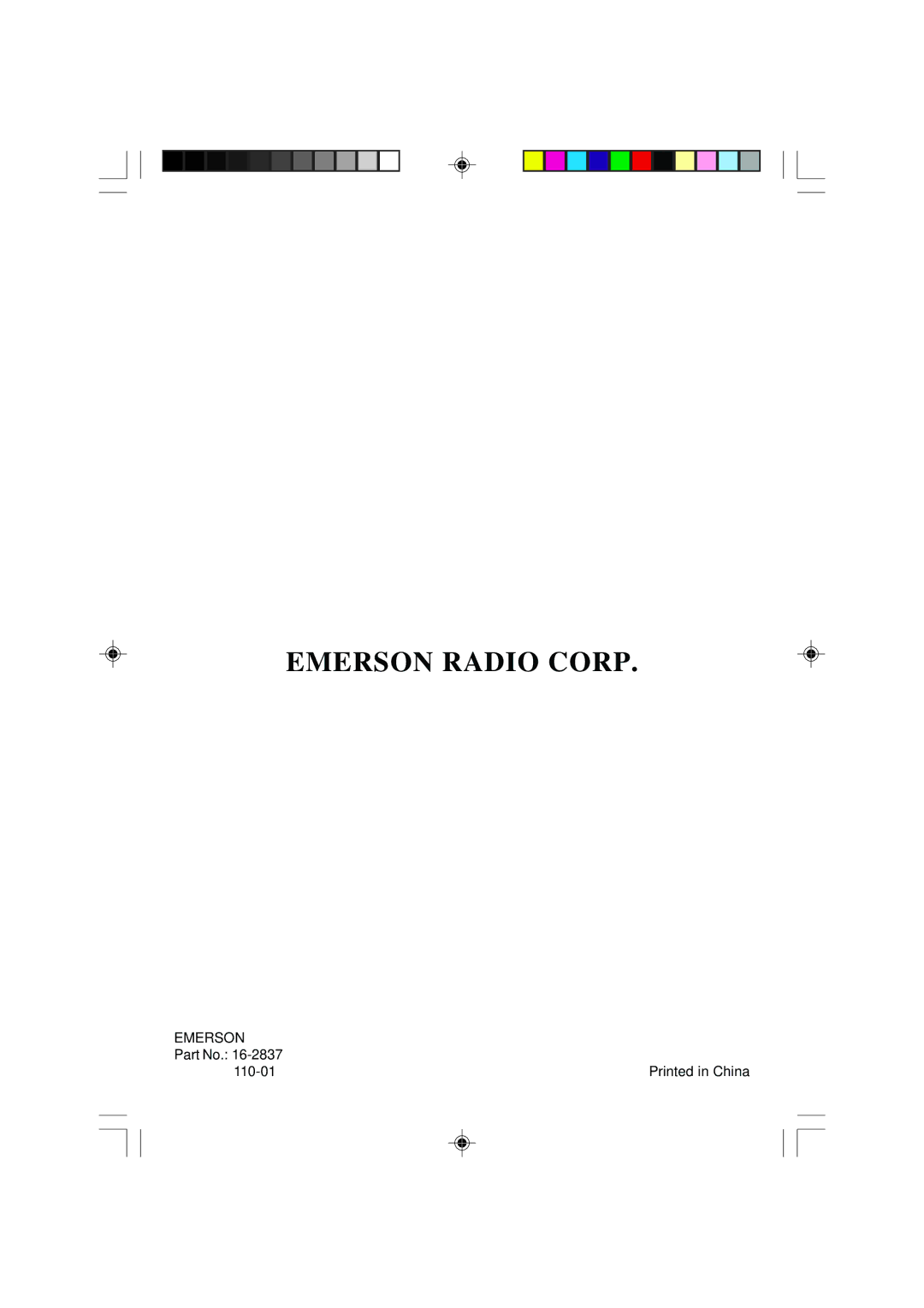 Emerson MS3100 owner manual Emerson Radio Corp 