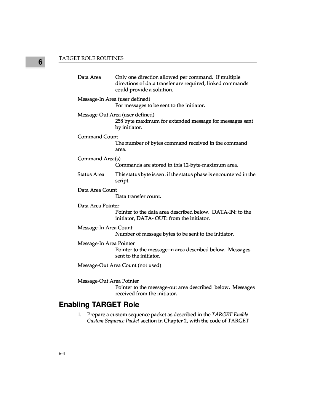 Emerson MVME147 manual Enabling TARGET Role 