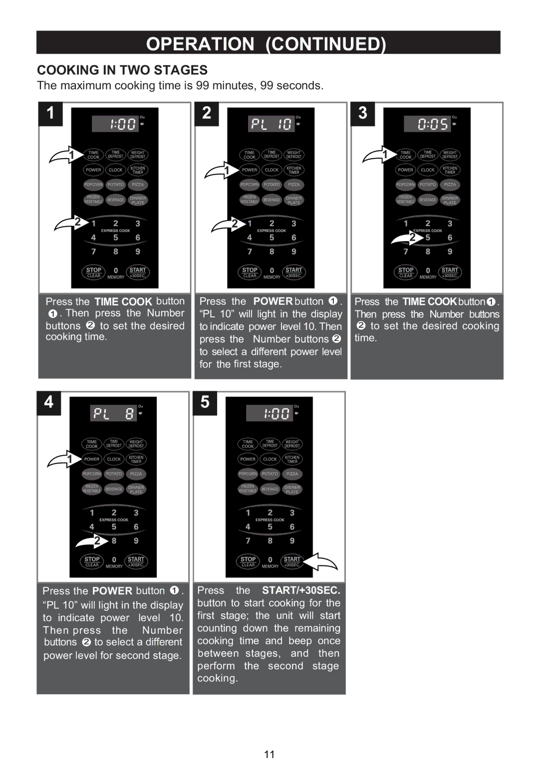 Emerson MW7302W, MW7302B owner manual 22.,1*,17267$*6, 7KHPDLPXPFRRNLQJWLPHLVPLQXWHVVHFRQGV 