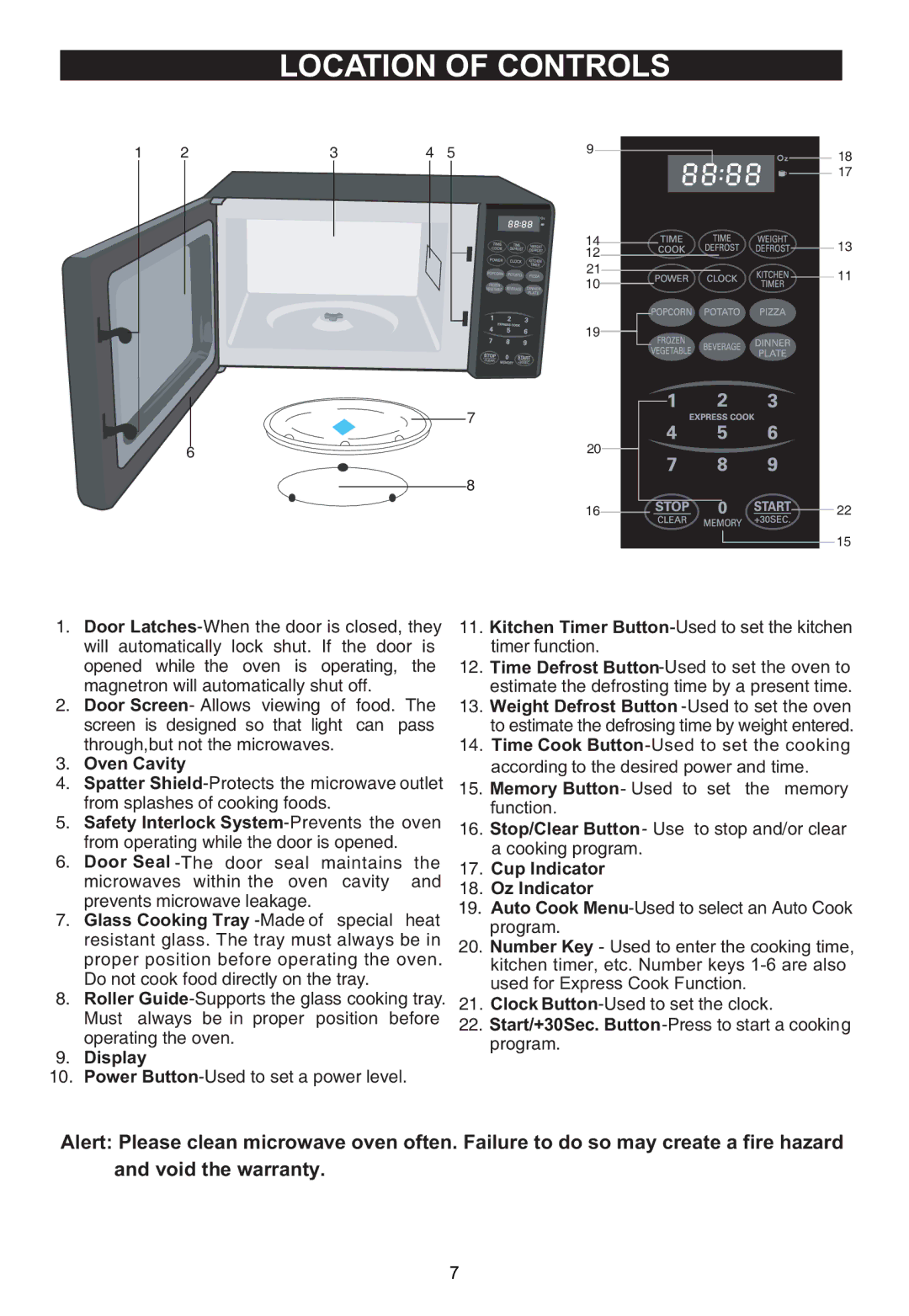 Emerson MW7302W, MW7302B owner manual $7,212&21752/6 