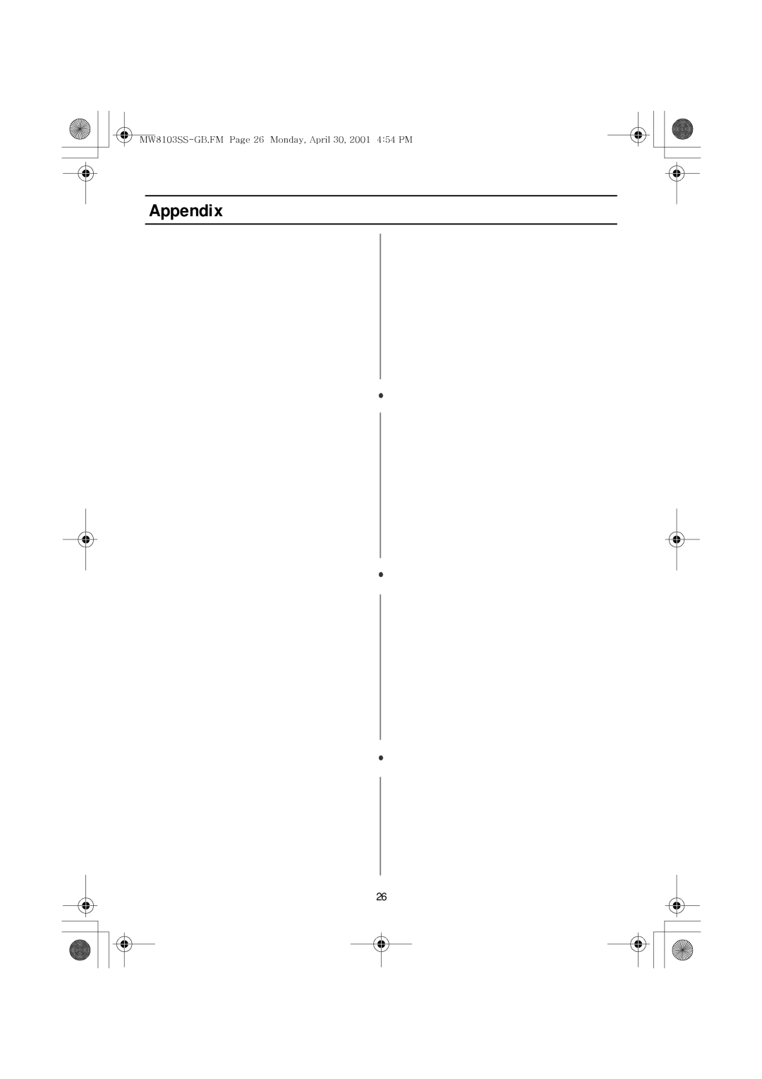 Emerson MW8103SS owner manual Appendix 