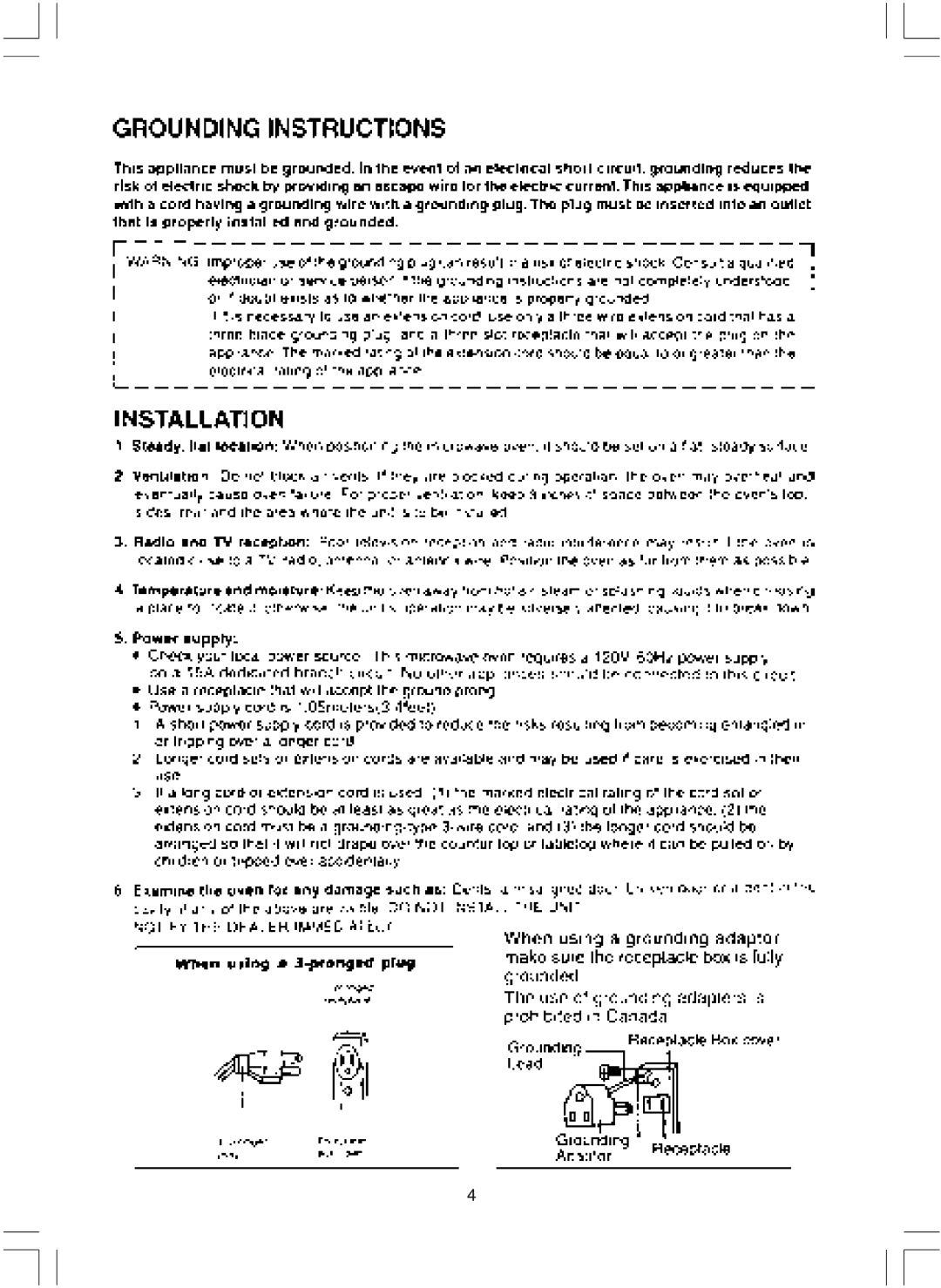 Emerson MW8108BSC owner manual 