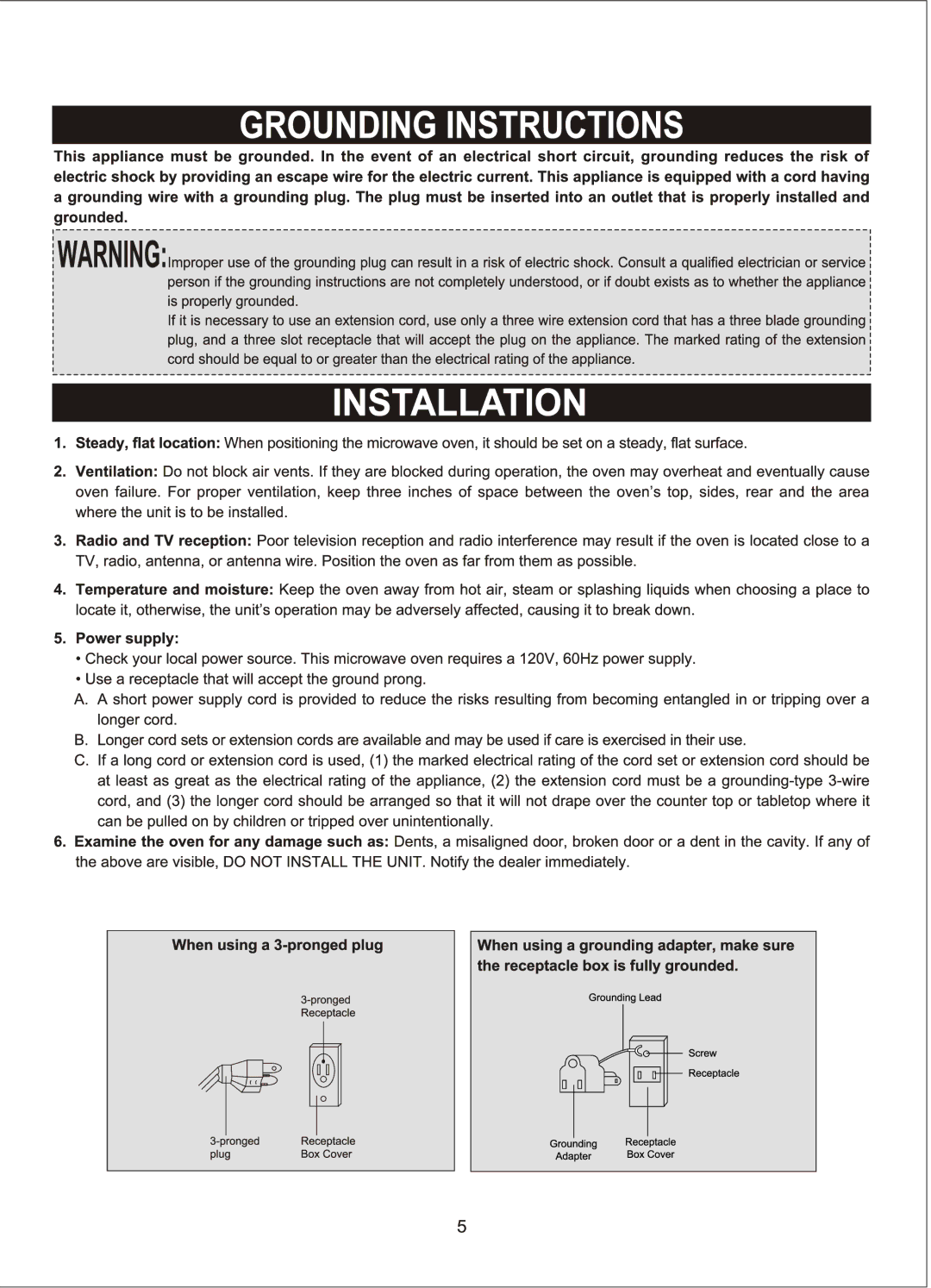 Emerson MW8774SL manual 