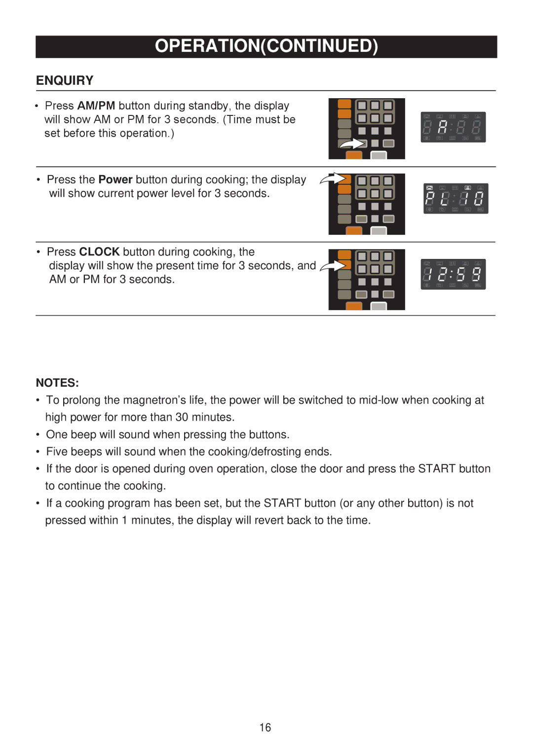 Emerson MW9113SS, MW9117W, MW9117B owner manual Enquiry 