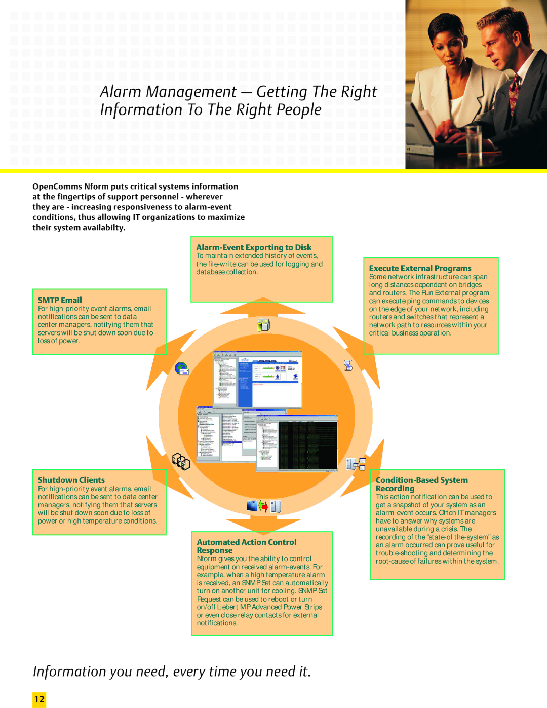 Emerson Nform And Interface Products manual Information you need, every time you need it 