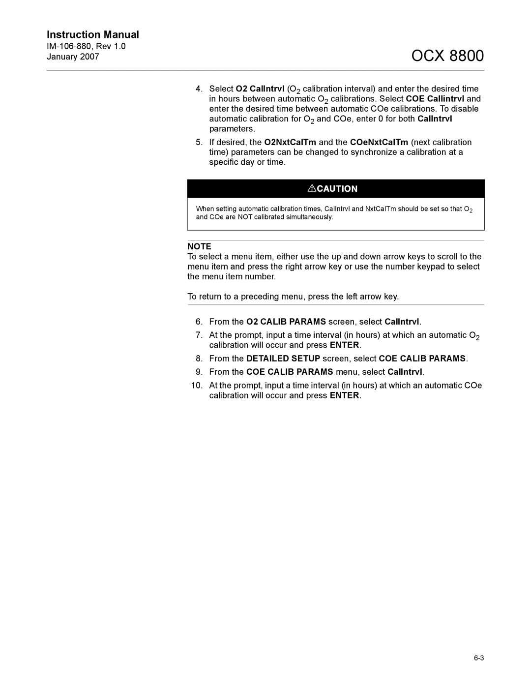 Emerson OCX 8800 instruction manual Ocx 