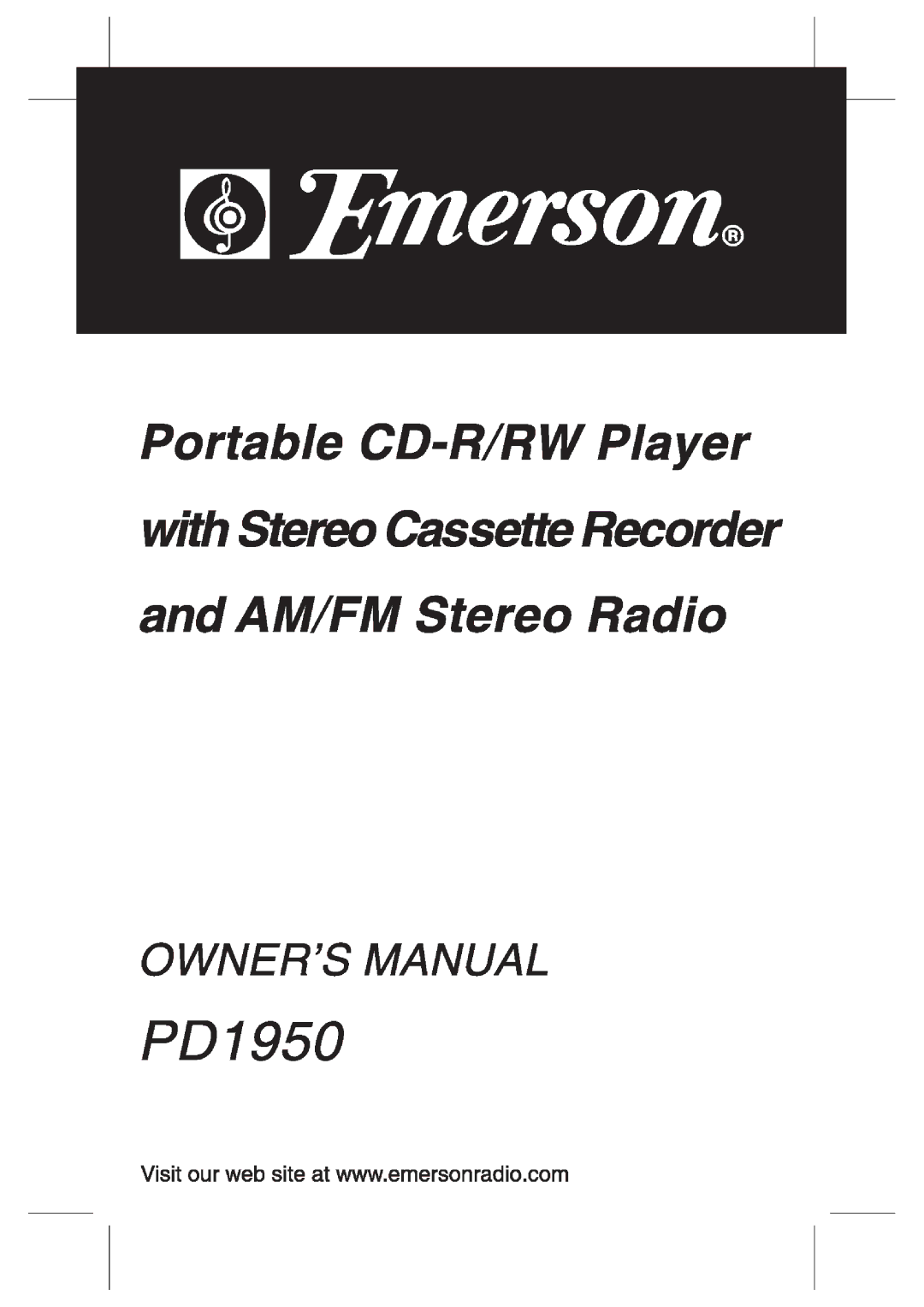Emerson PD1950 manual 