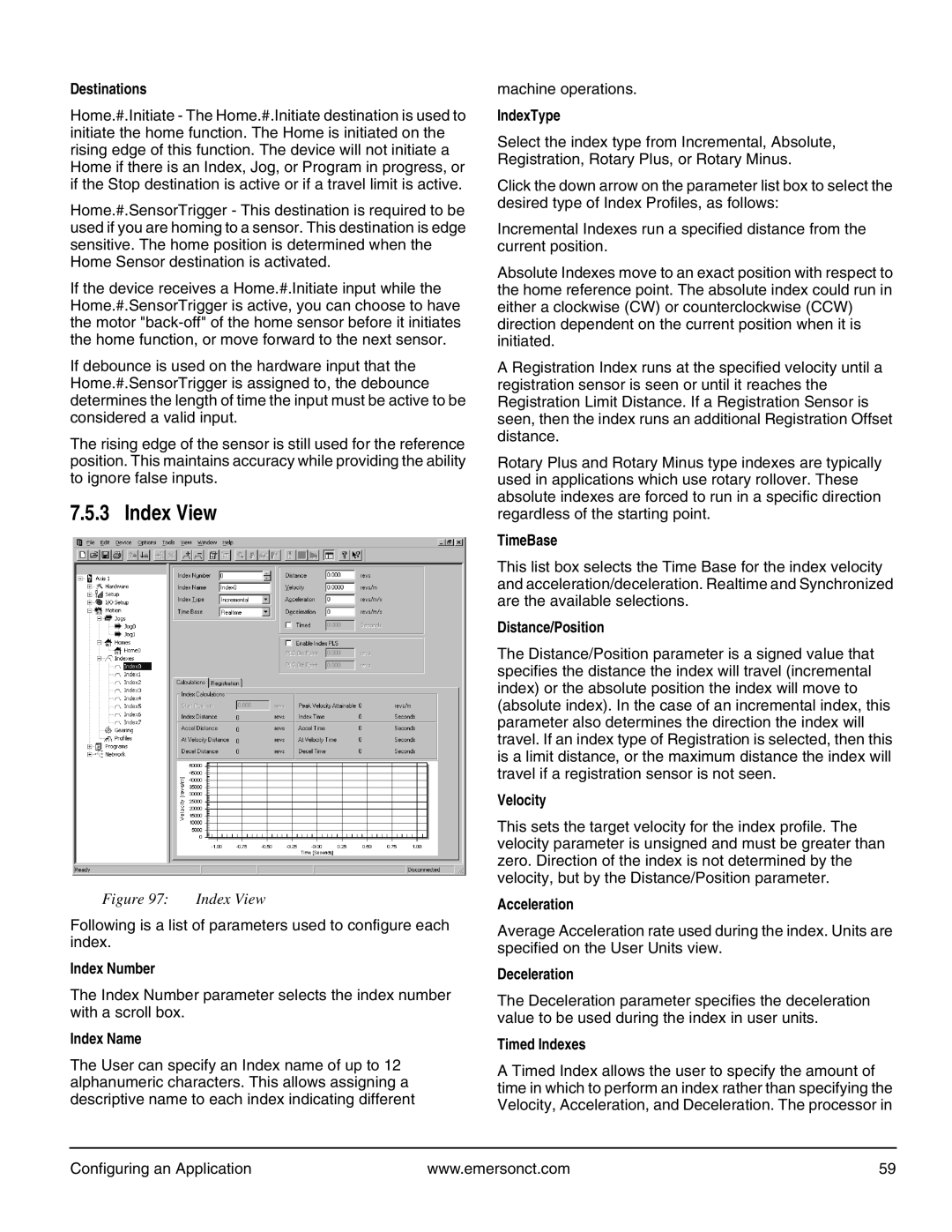 Emerson P/N 400361-00 manual Index View 