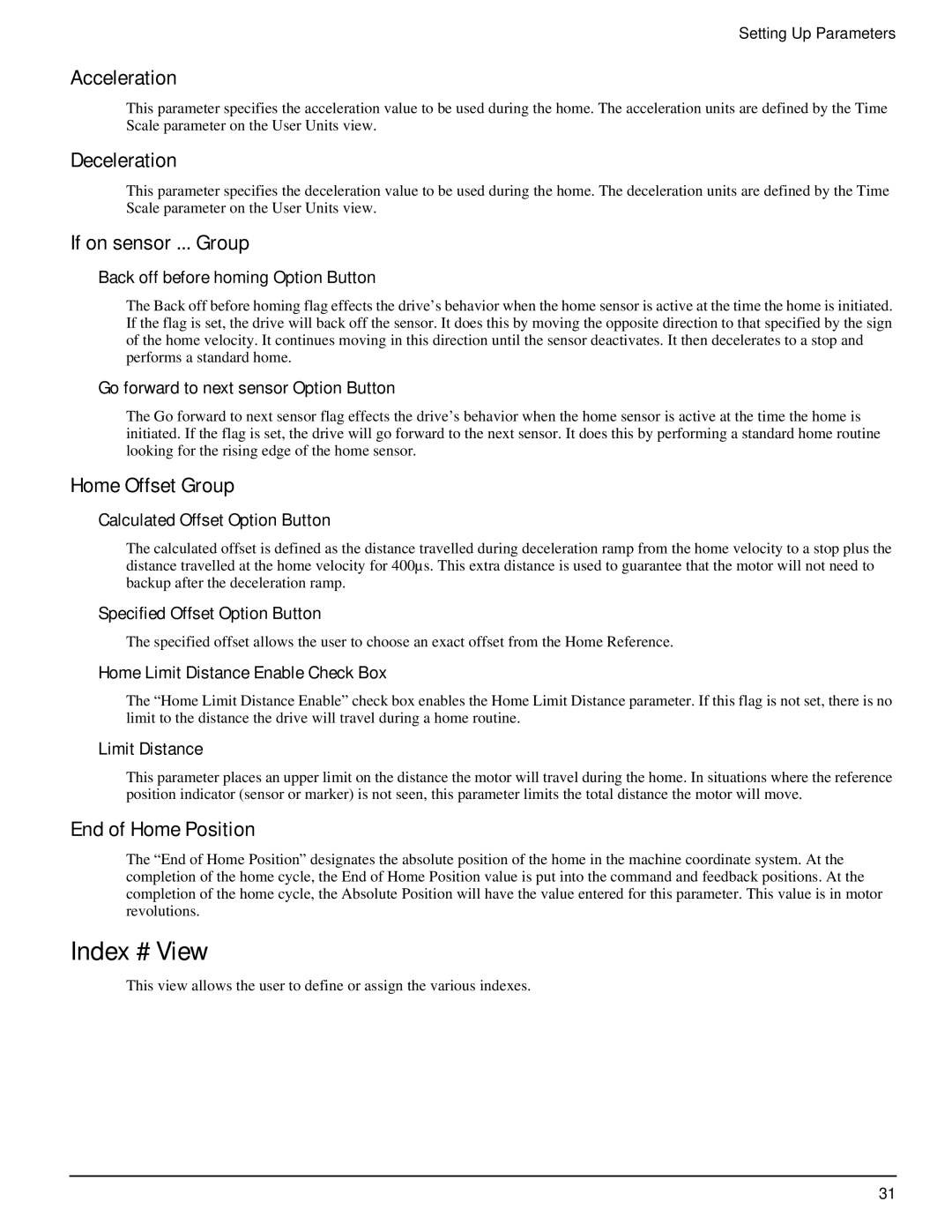 Emerson P/N 400518-02 manual Index # View 