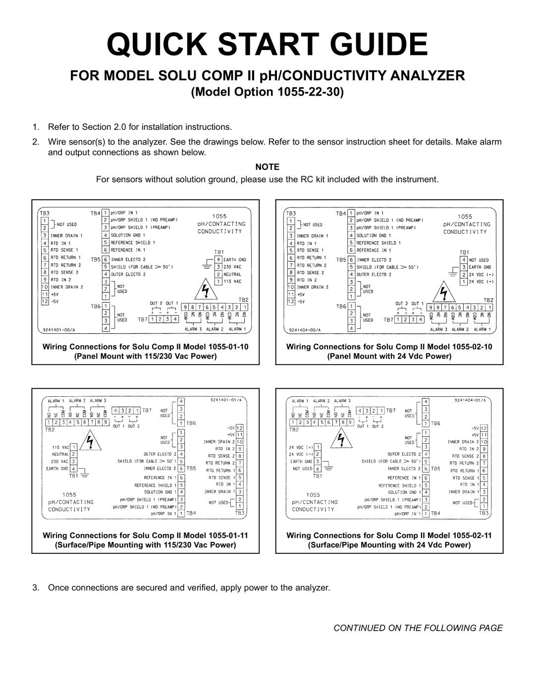 Emerson PN 51-1055pHC/rev.K instruction manual Quick Start Guide 