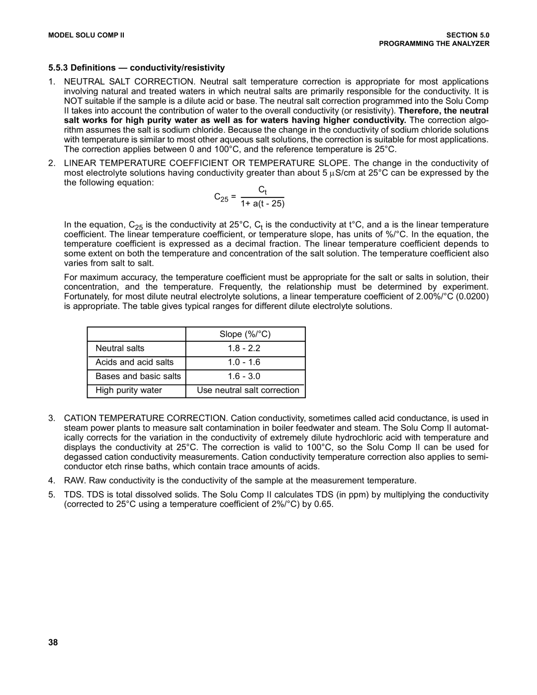 Emerson PN 51-1055pHC/rev.K instruction manual Definitions conductivity/resistivity 