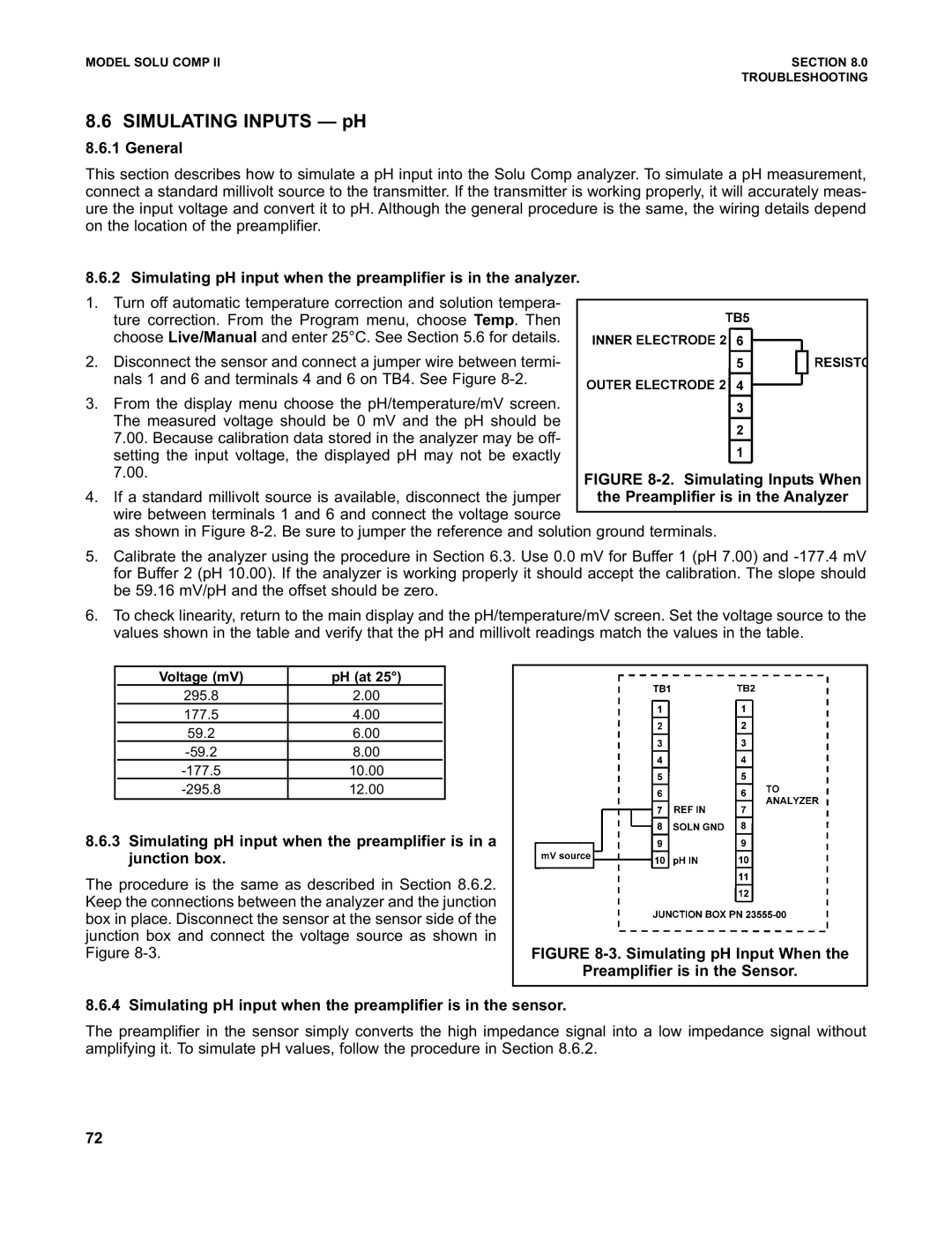 Emerson PN 51-1055pHC/rev.K instruction manual General, Preamplifier is in the Sensor 