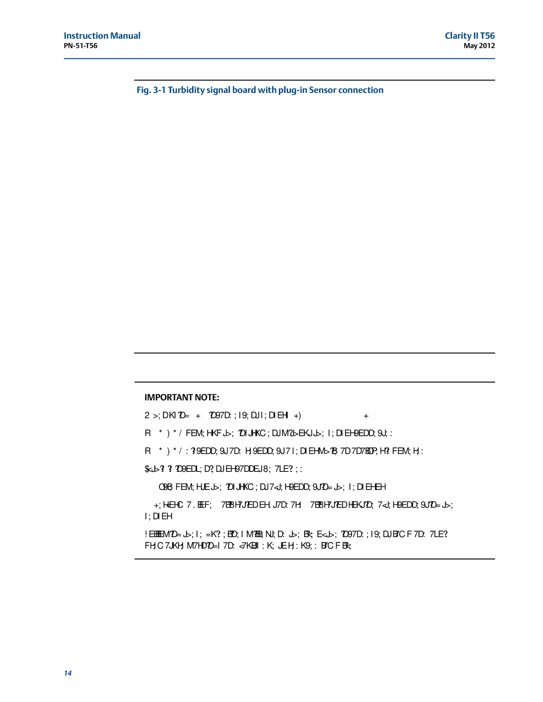 Emerson PN-51-T56 instruction manual Important Note 