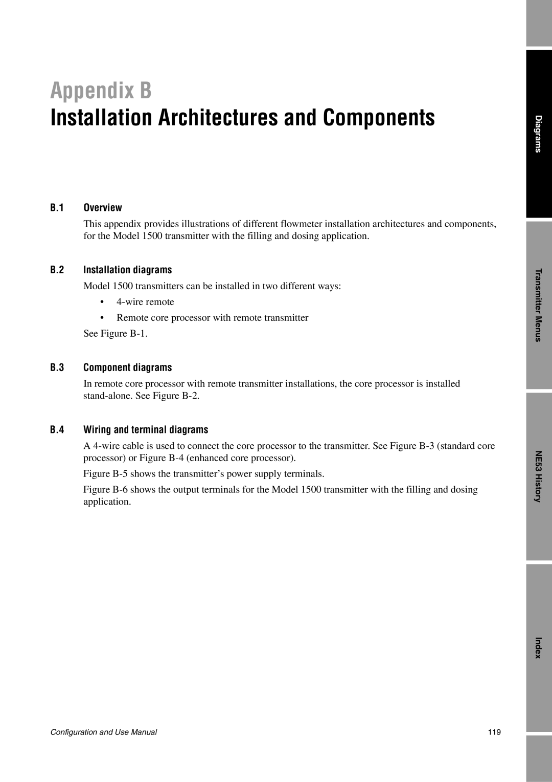 Emerson Process Management 1500 manual Installation Architectures and Components, Installation diagrams, Component diagrams 