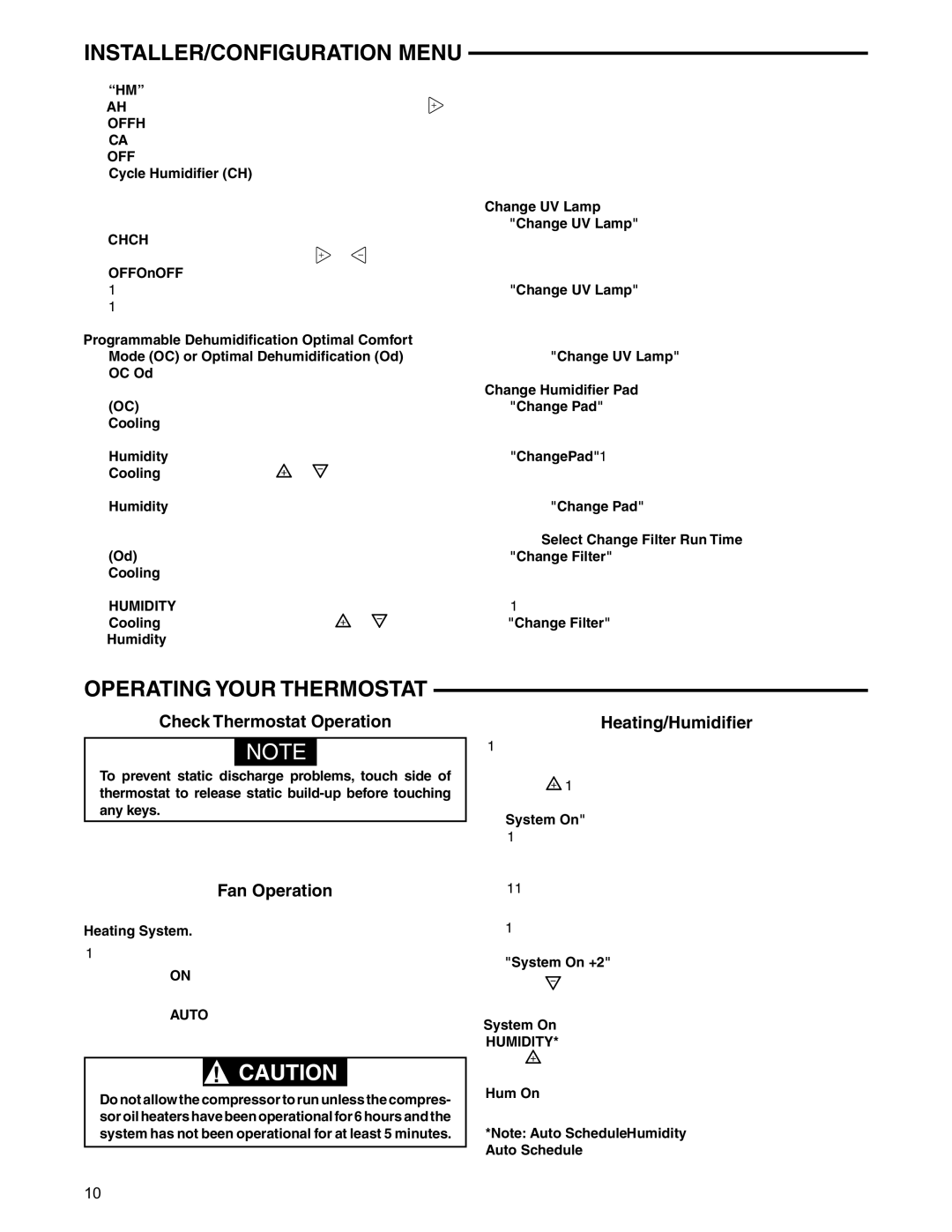 Emerson Process Management 1F95-1291 Operating Your Thermostat, Check Thermostat Operation, Fan Operation, Heating System 