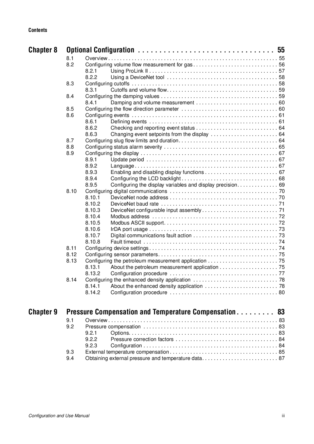 Emerson Process Management 2400S manual Optional Configuration 