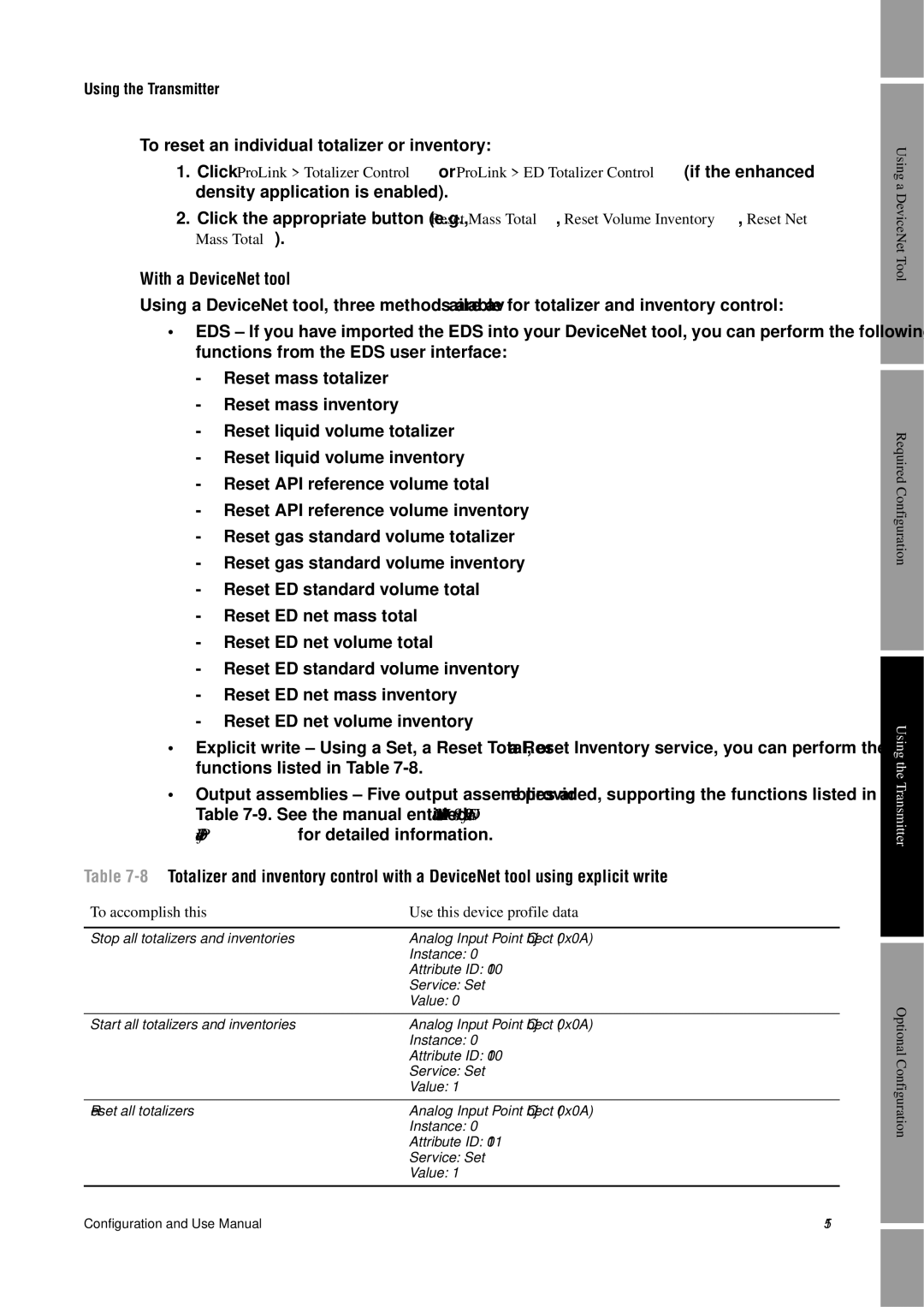 Emerson Process Management 2400S manual To reset an individual totalizer or inventory 