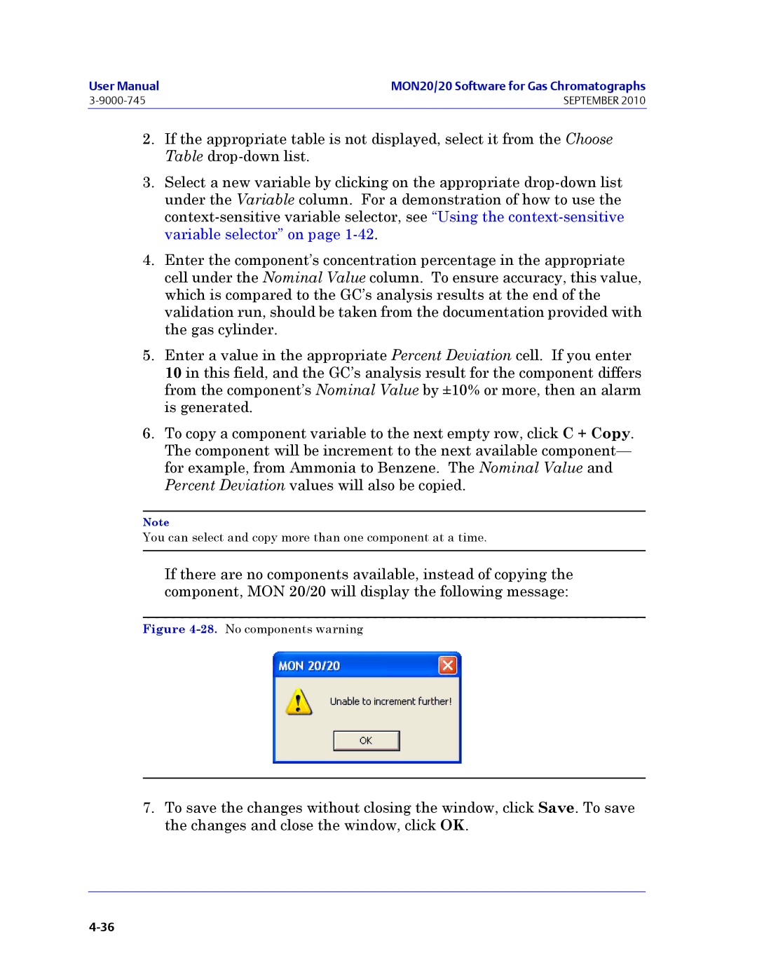 Emerson Process Management 3-9000-745 manual No components warning 