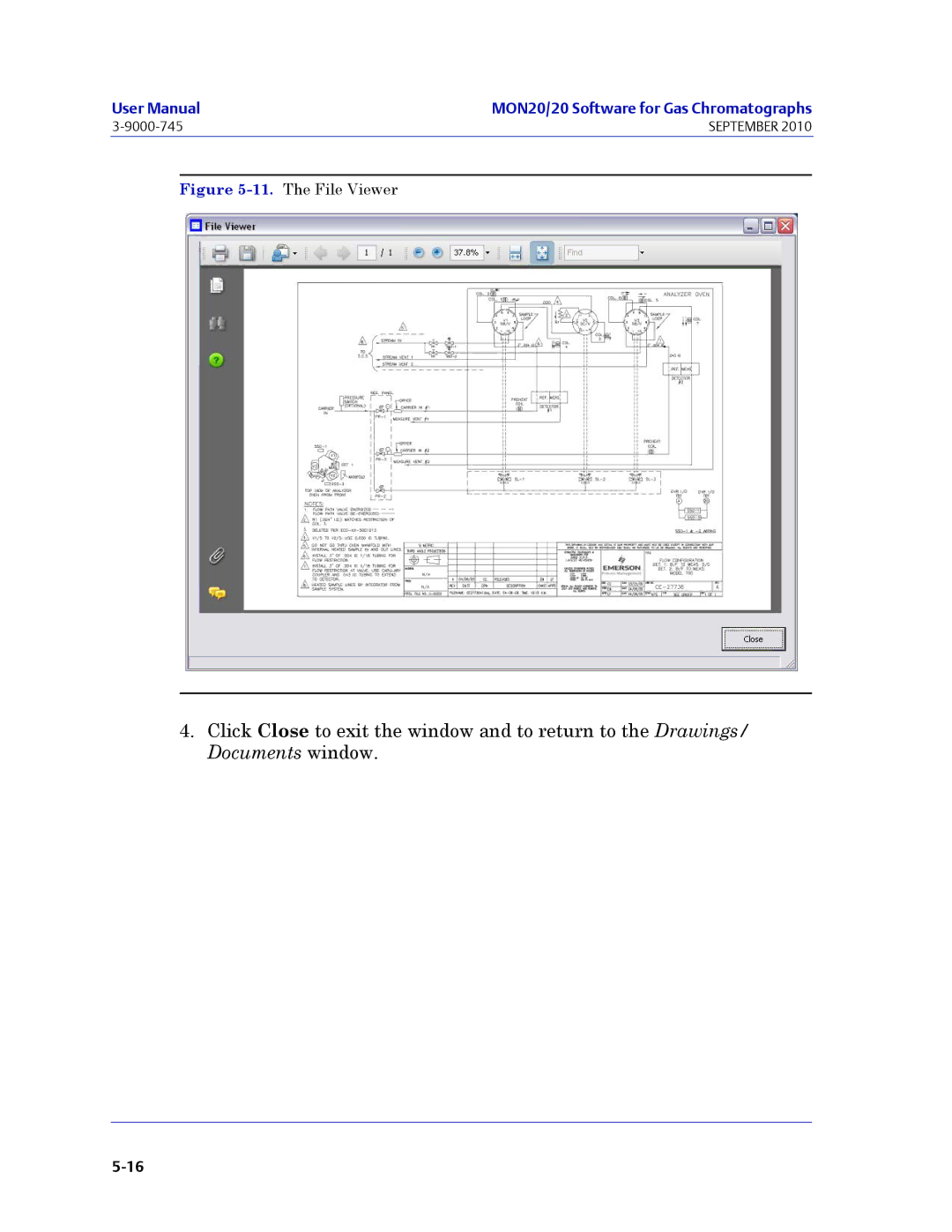 Emerson Process Management 3-9000-745 manual The File Viewer 