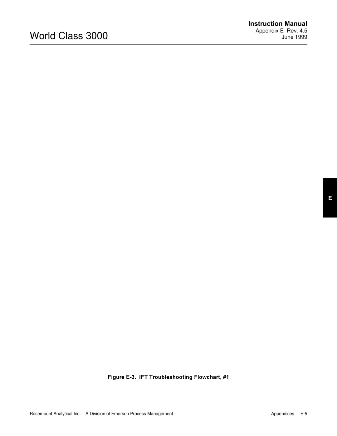 Emerson Process Management 3000 instruction manual Figure E-3. IFT Troubleshooting Flowchart, #1 