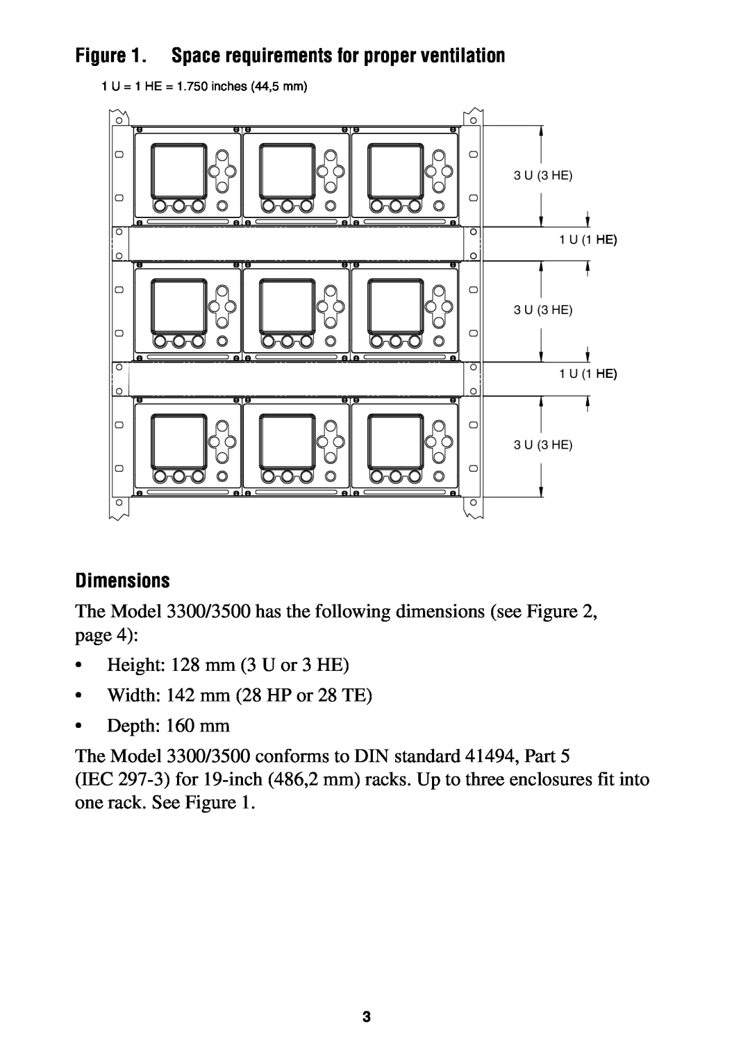 Emerson Process Management 3500 Transmitter installation instructions Dimensions 