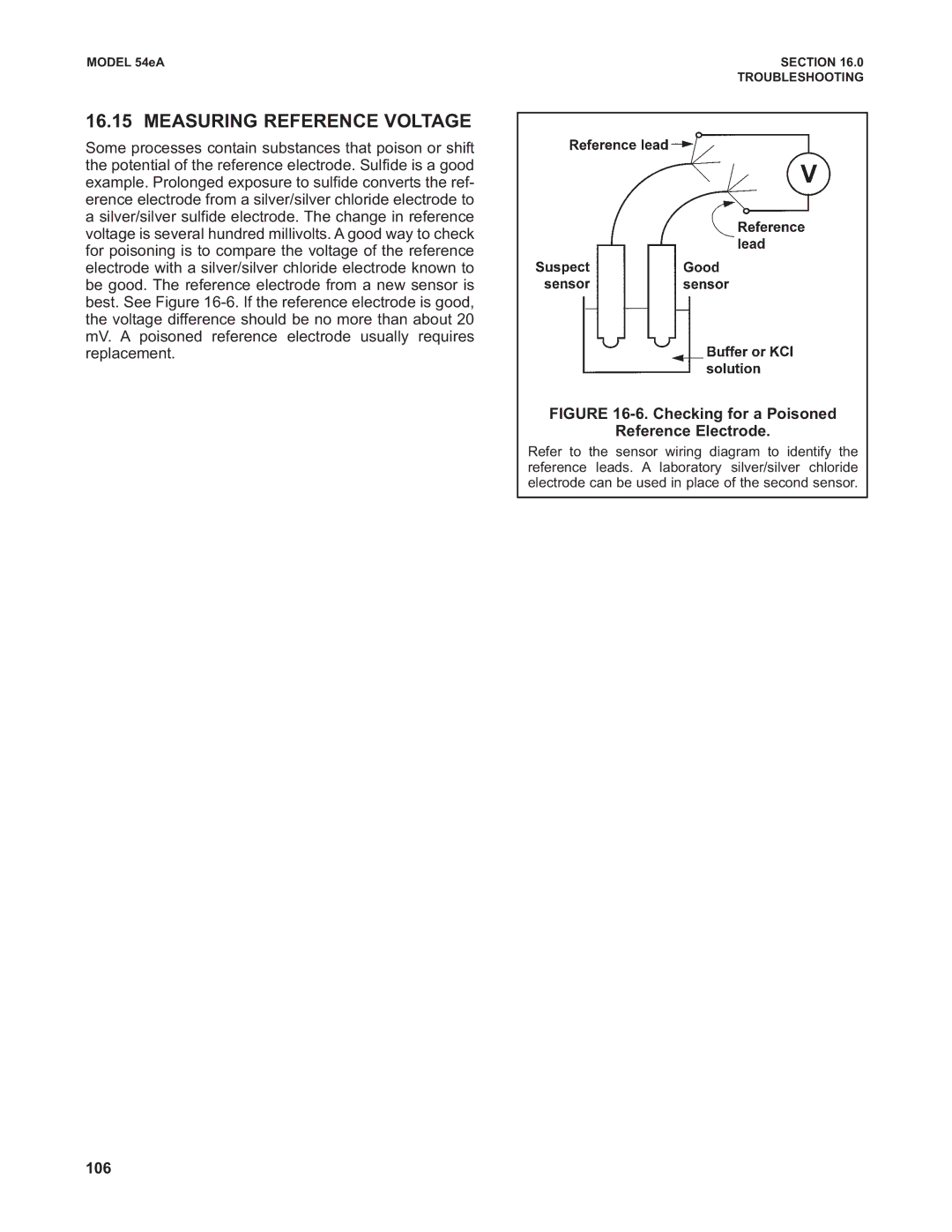 Emerson Process Management 53eA instruction manual Measuring Reference Voltage, 106 