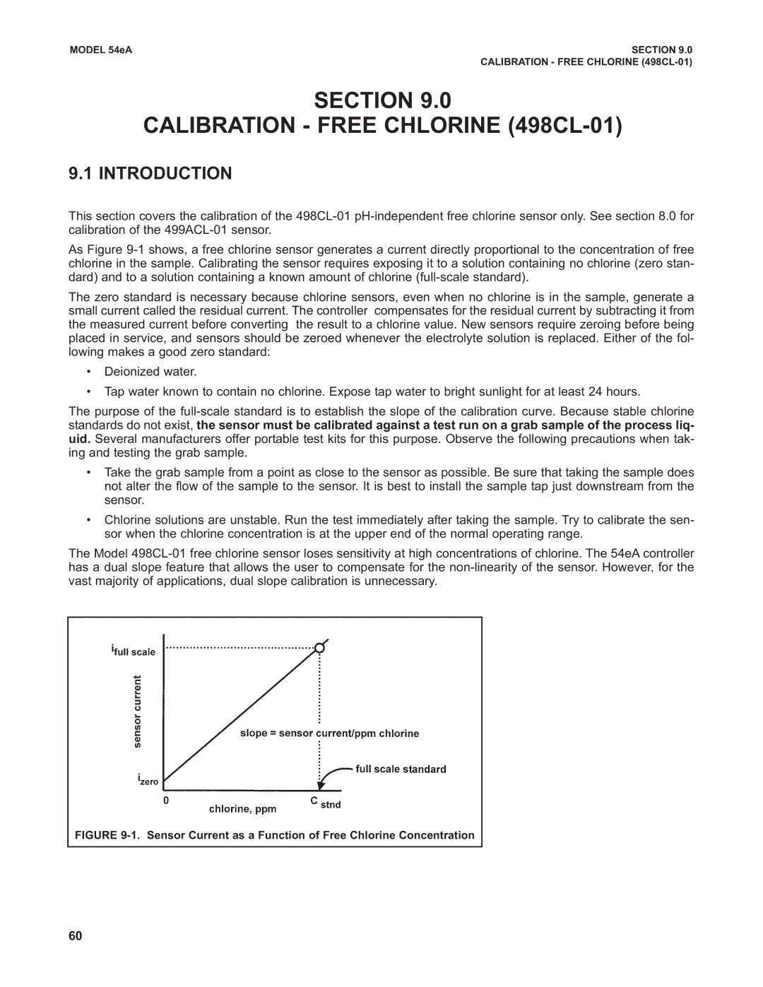 Emerson Process Management 53eA instruction manual Section Calibration Free Chlorine 498CL-01, Introduction 