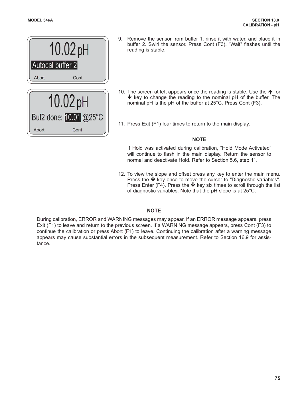 Emerson Process Management 53eA instruction manual 10.02 pH 