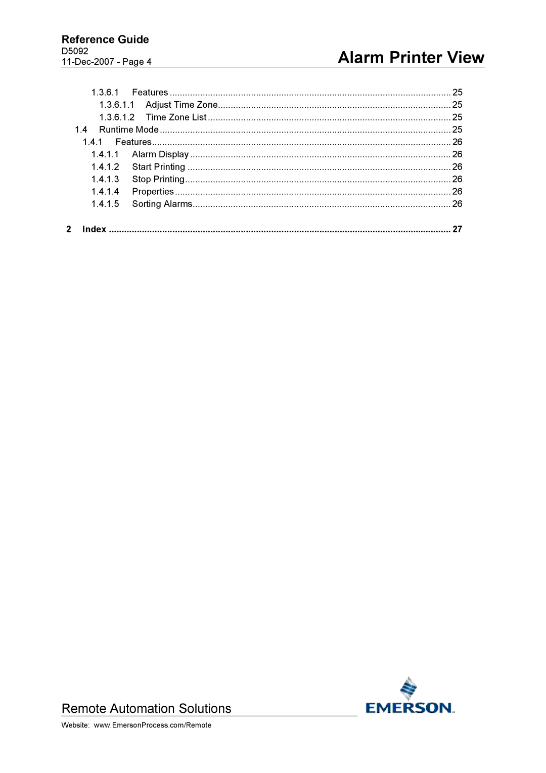 Emerson Process Management D5092 manual 6.1 