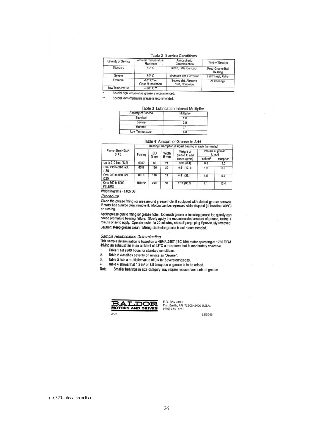 Emerson Process Management I-0320 service manual 0320--.doc/appendix 