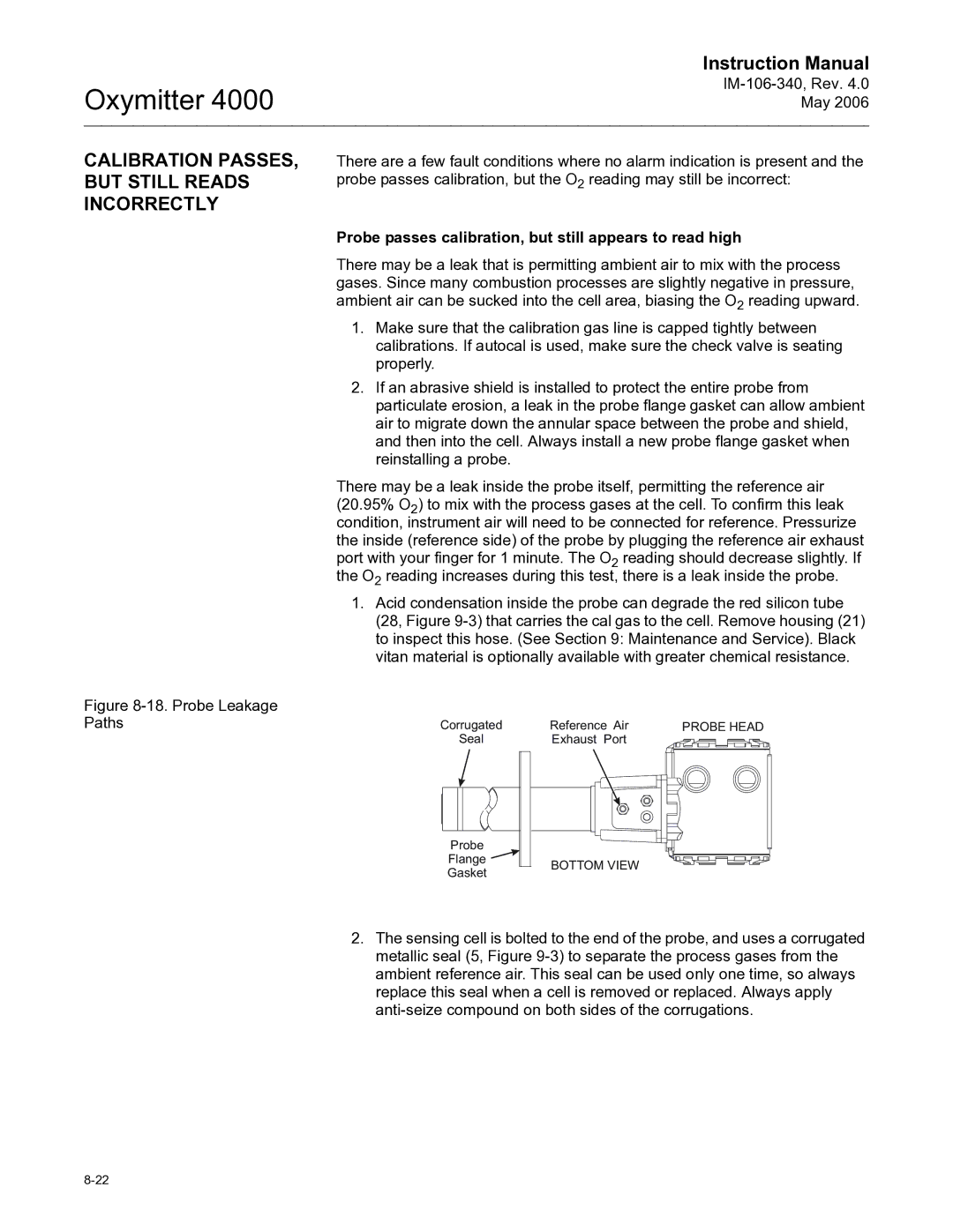 Emerson Process Management IM-106-340 instruction manual Calibration PASSES, but Still Reads Incorrectly 