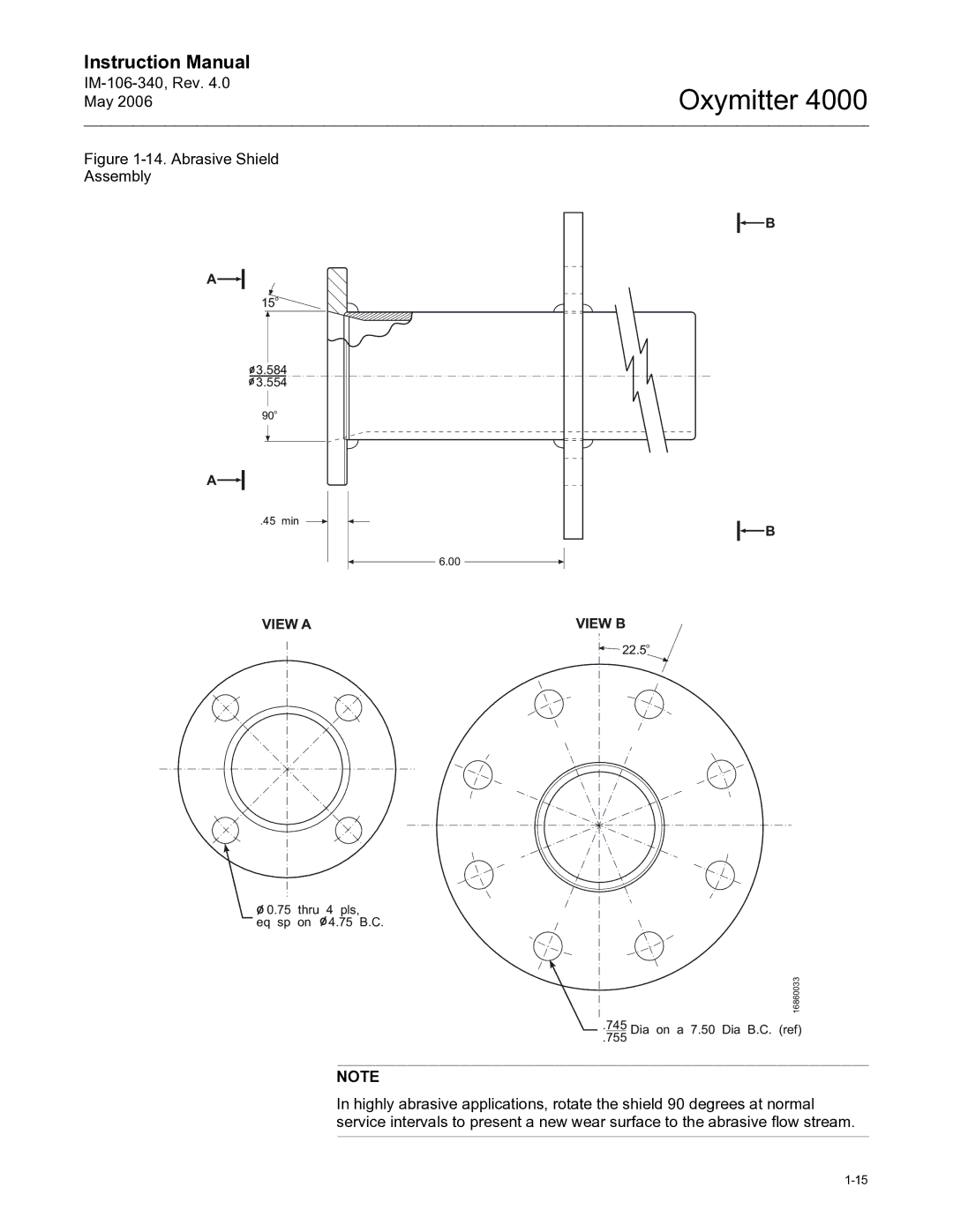 Emerson Process Management IM-106-340 instruction manual Abrasive Shield Assembly 