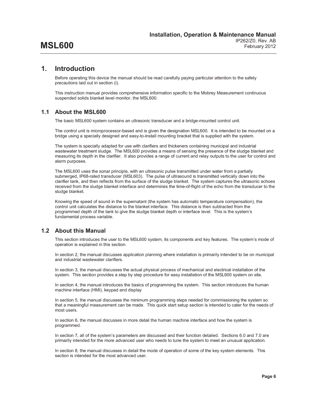 Emerson Process Management manual About the MSL600, About this Manual 