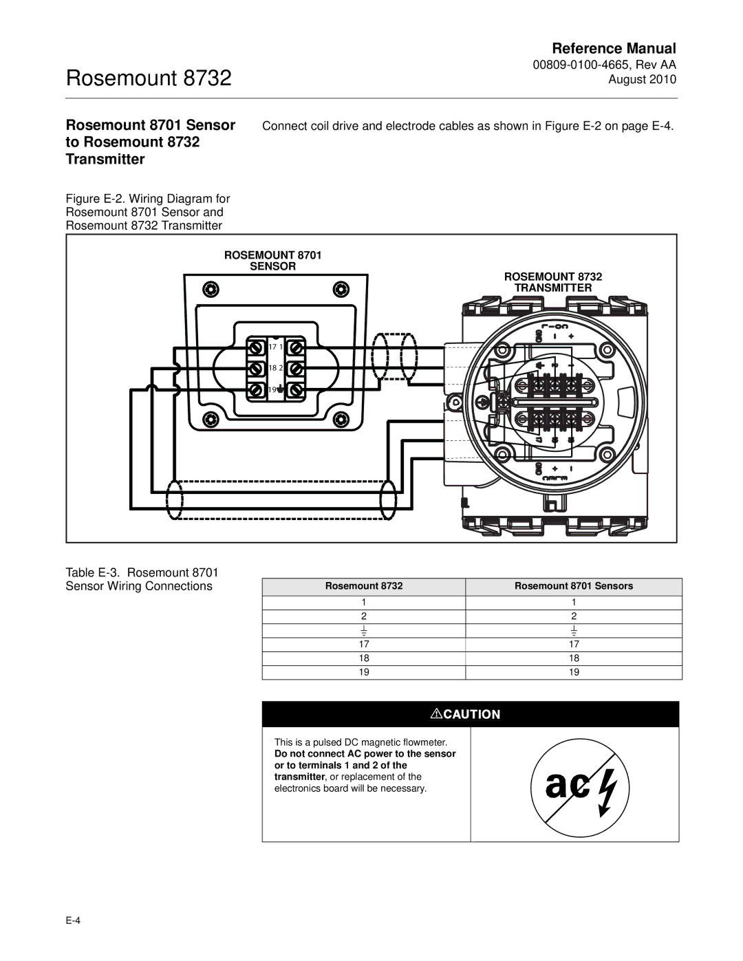 Emerson manual To Rosemount 8732 Transmitter, Rosemount Sensor Transmitter, Rosemount Rosemount 8701 Sensors 