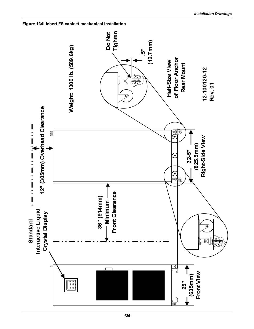 Emerson SERIES 600T, Series 600 user manual Cabinet, Mechanical 