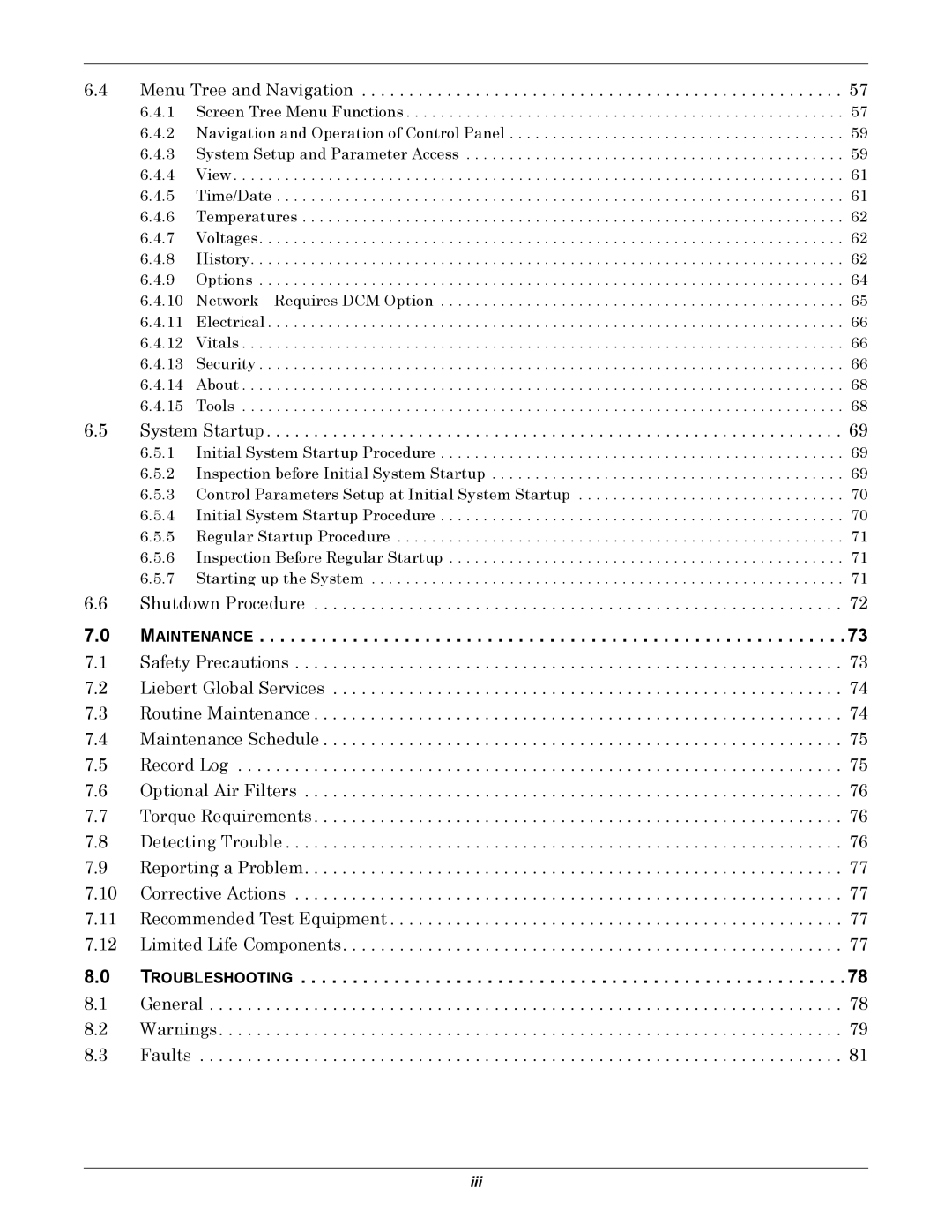 Emerson Series 600, SERIES 600T user manual Maintenance, Troubleshooting 