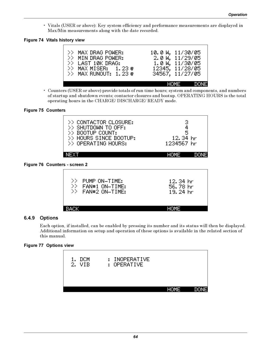 Emerson SERIES 600T, Series 600 user manual Options 