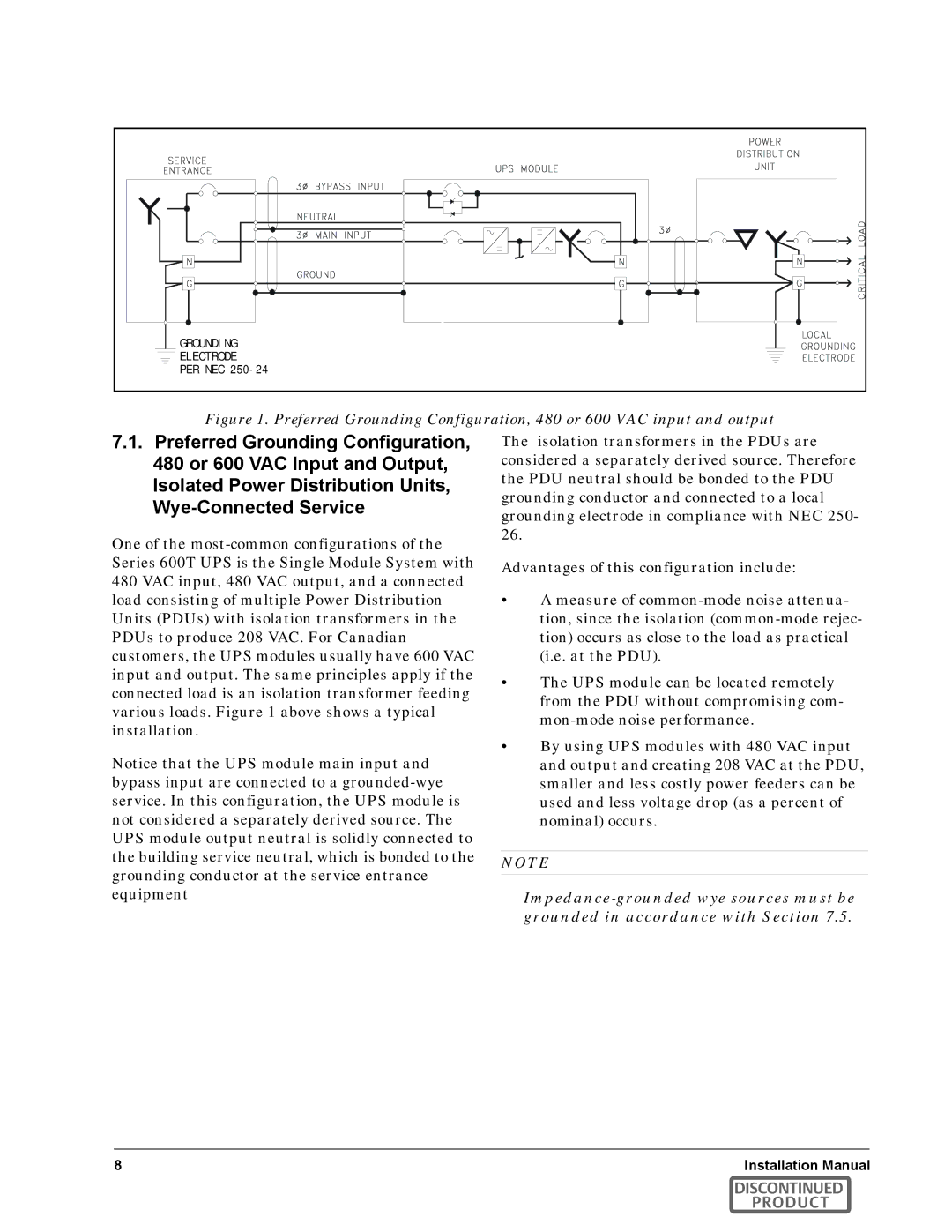 Emerson SERIES 600T manual 8Installation Manual 