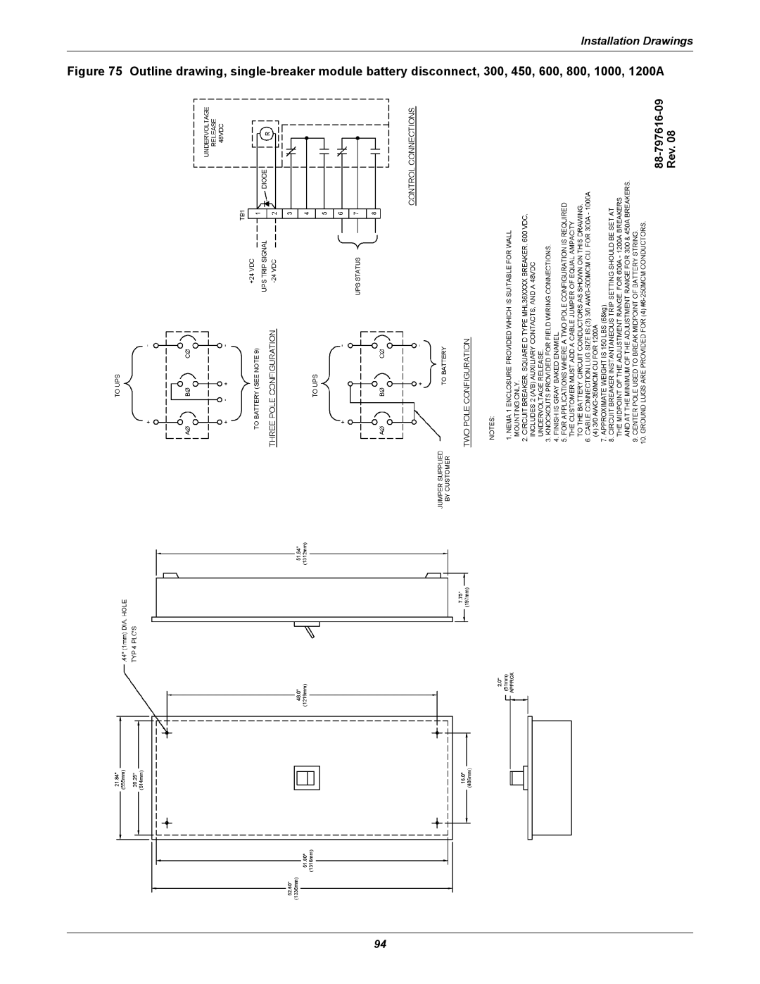 Emerson Series 610 installation manual 88-797616-09 Rev 