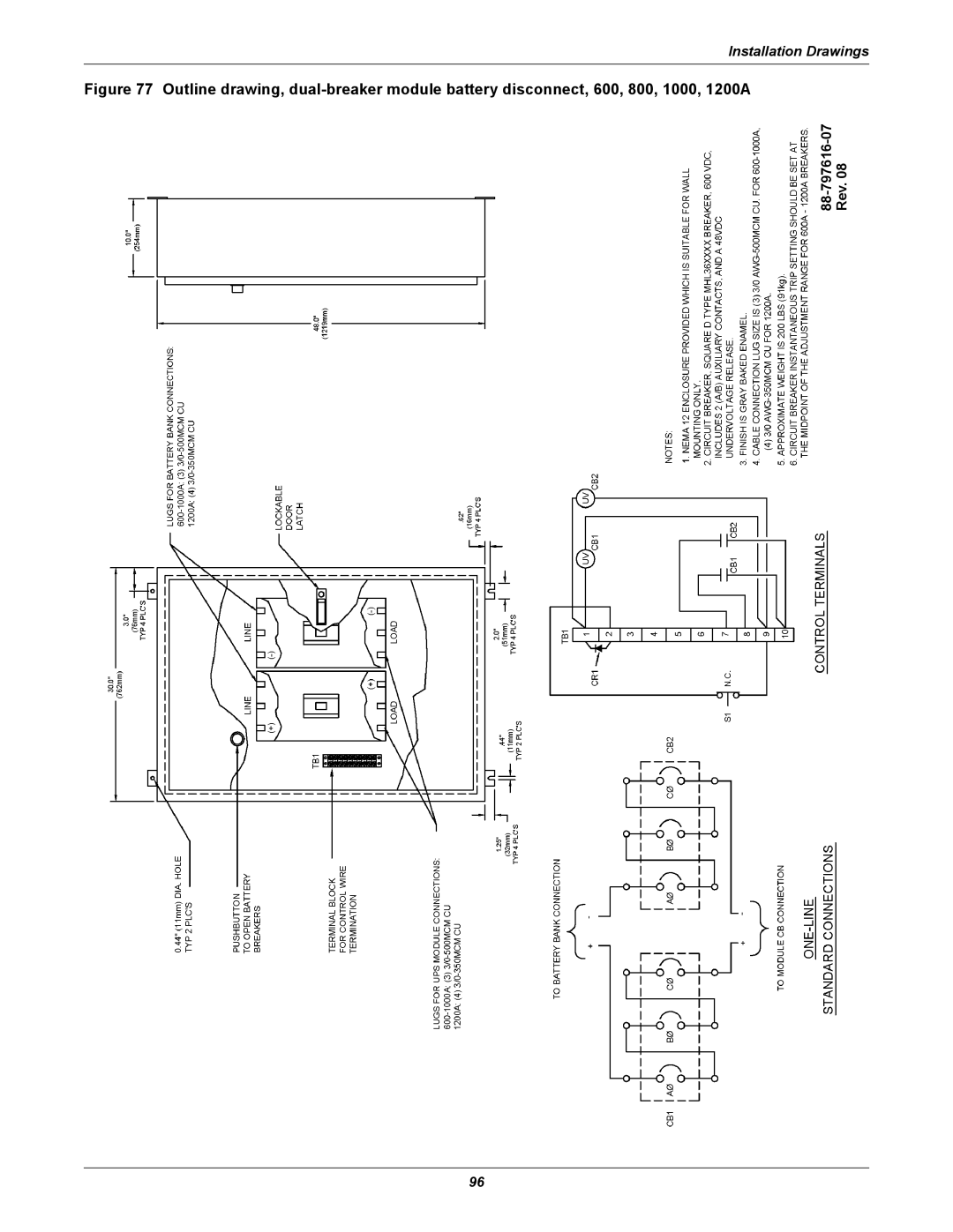 Emerson Series 610 installation manual 88-797616-07 Rev 