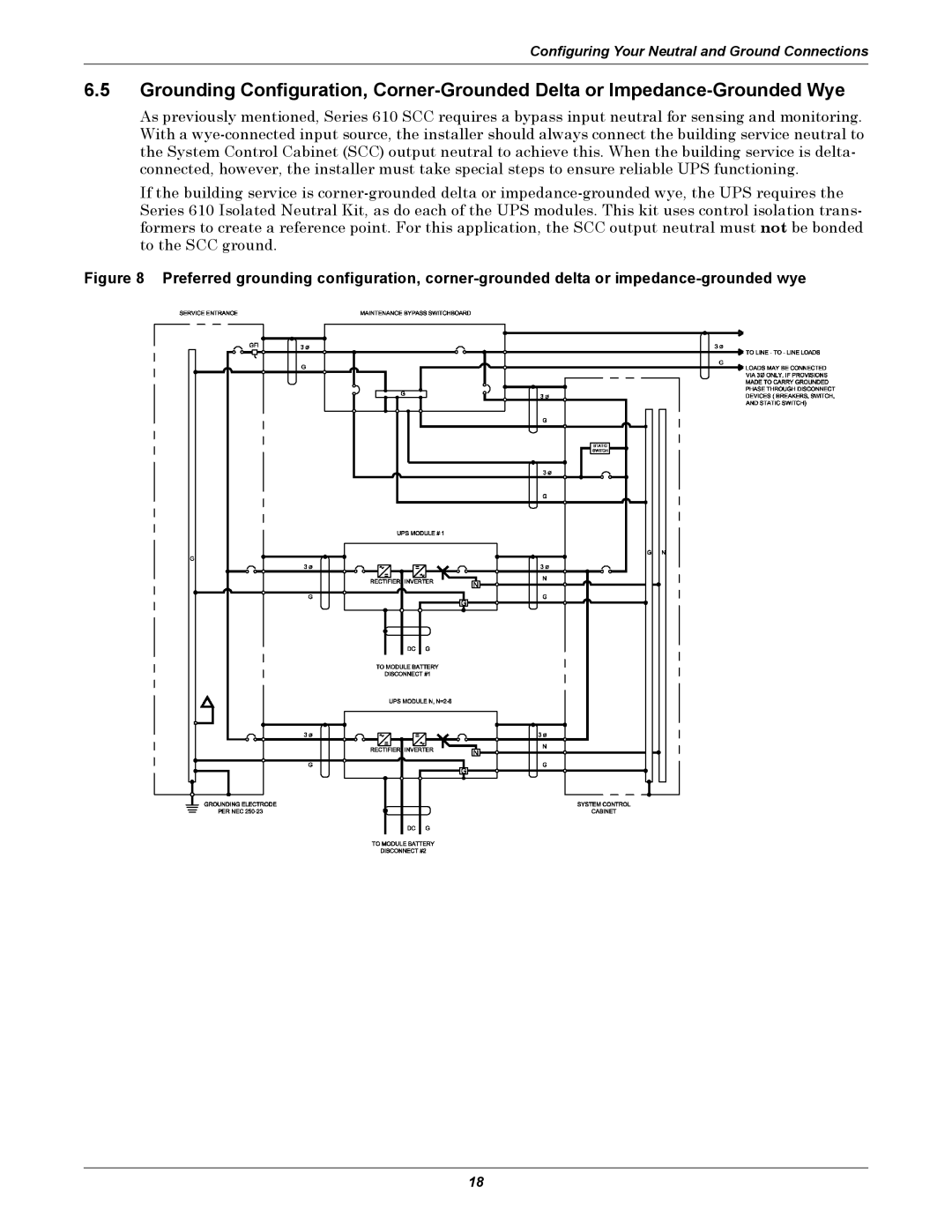 Emerson Series 610 installation manual Configuring Your Neutral and Ground Connections 