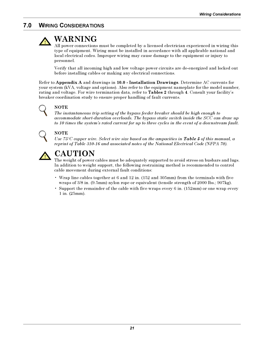 Emerson Series 610 installation manual Wiring Considerations 