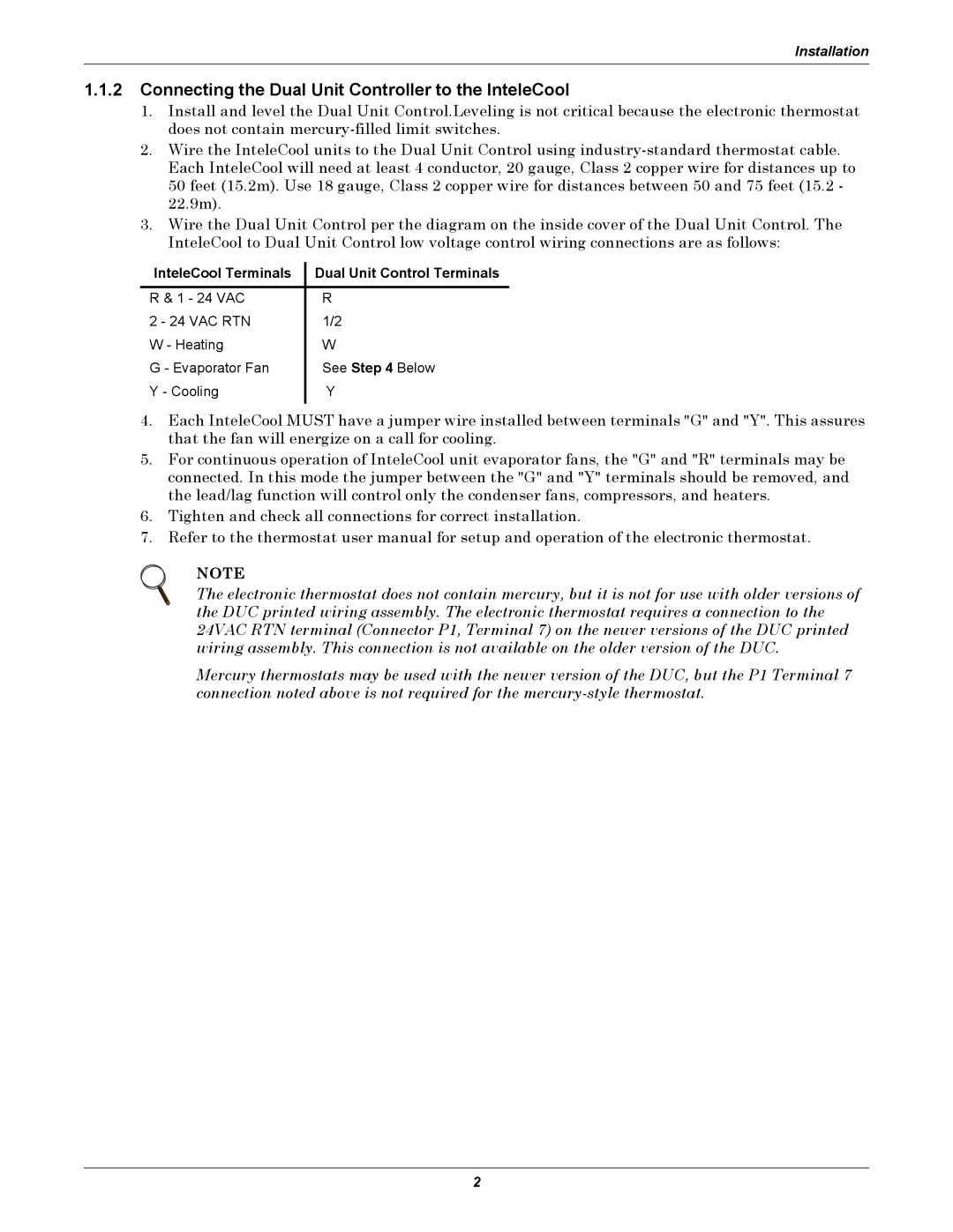 Emerson SL-19534 user manual Connecting the Dual Unit Controller to the InteleCool 