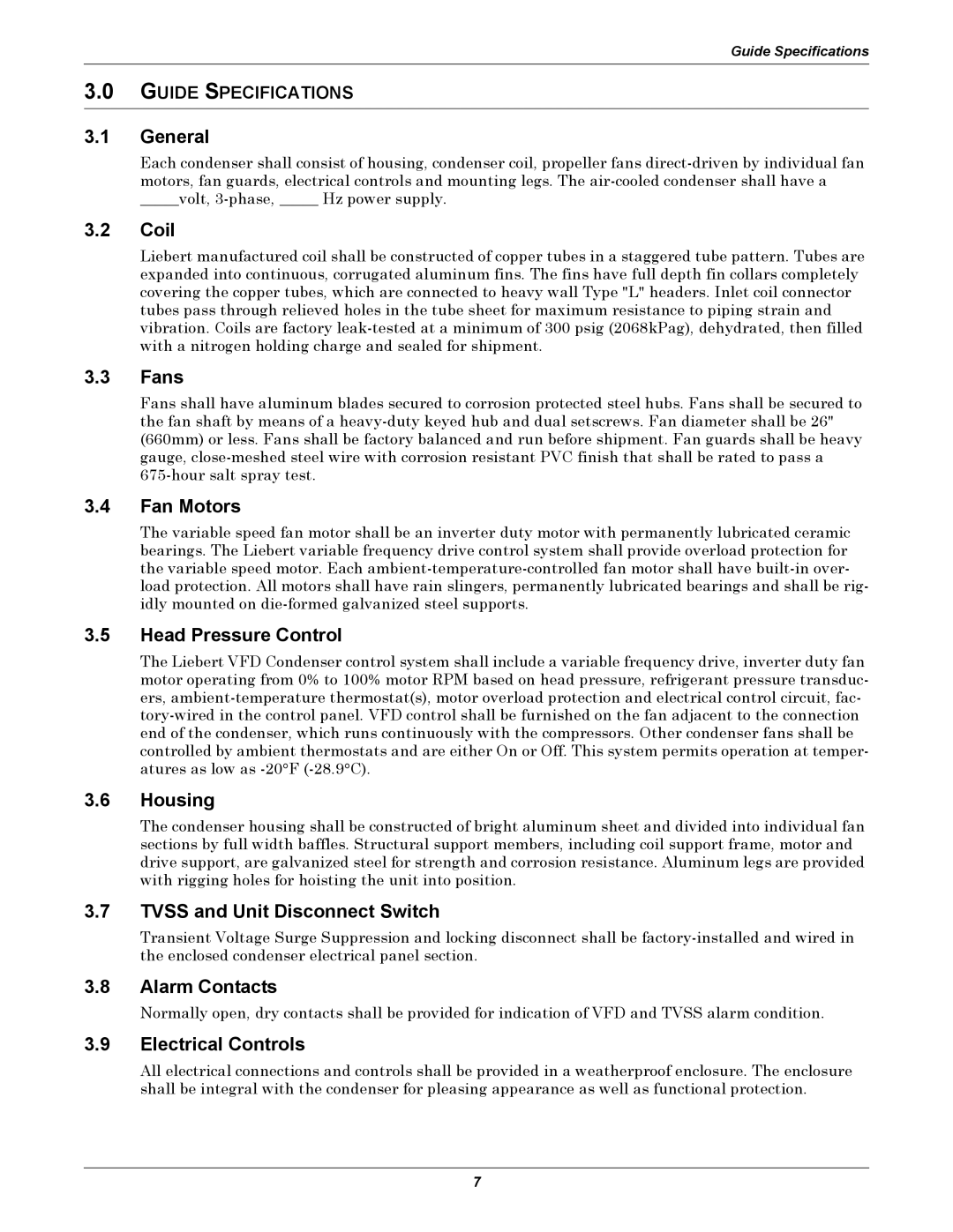 Emerson TCDVTM manual General 