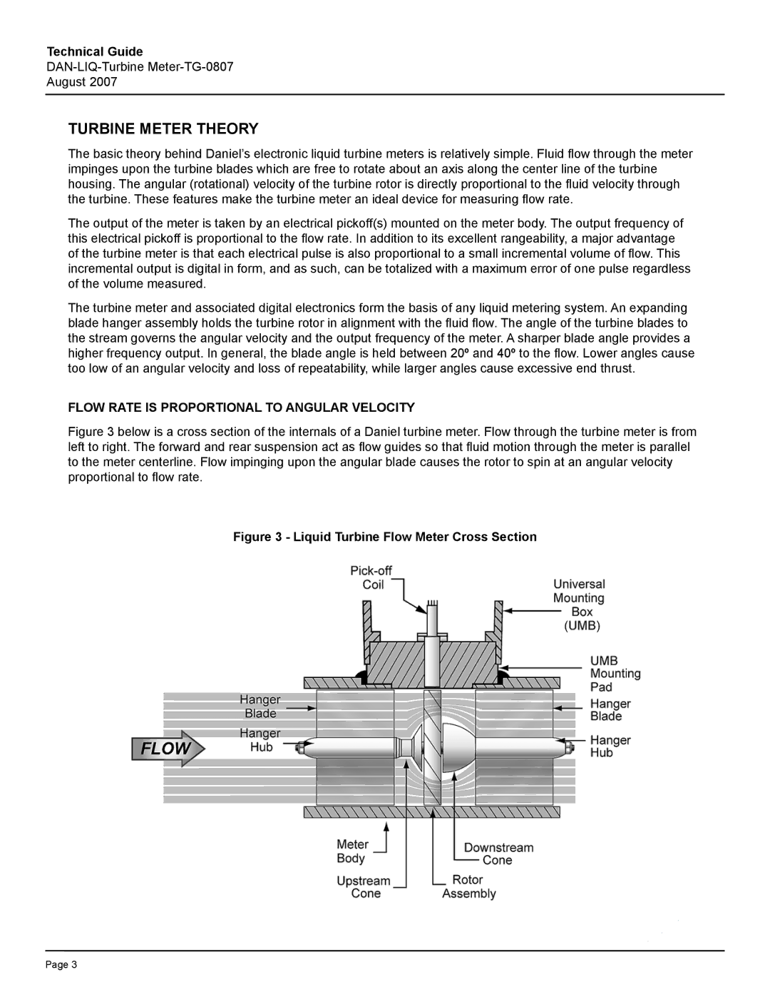 Emerson TG-0807 manual Daniel Valves In Load Rack Duty, Turbine Meter Theory 