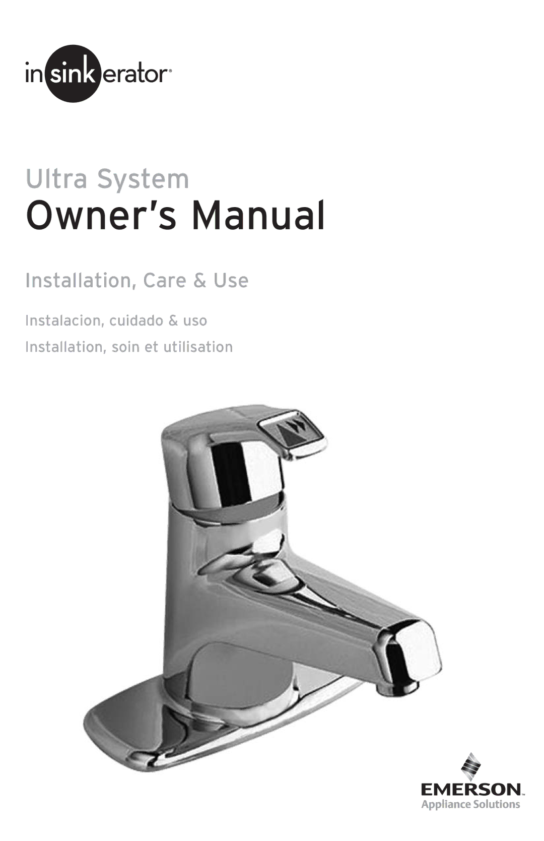 Emerson UWL owner manual Ultra System 