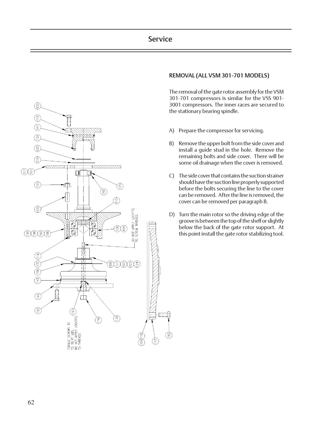 Emerson VSS, VSR service manual Removal ALL VSM 301-701 Models 