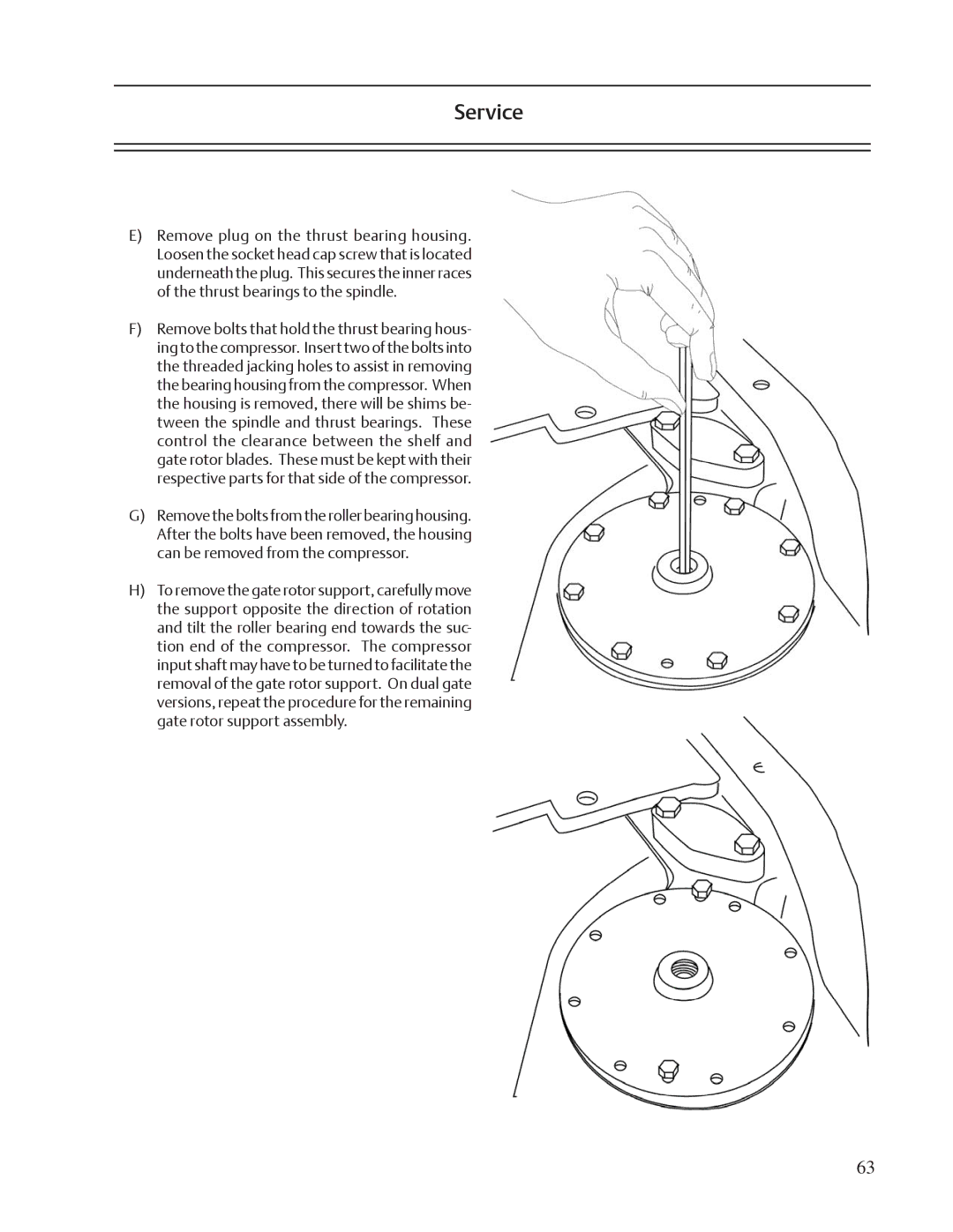 Emerson VSR, VSM, VSS service manual Service 