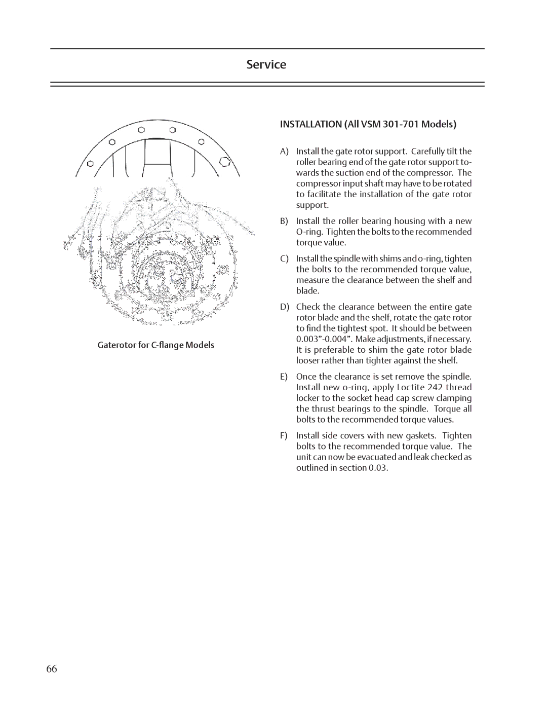 Emerson VSR, VSS service manual Installation All VSM 301-701 Models 