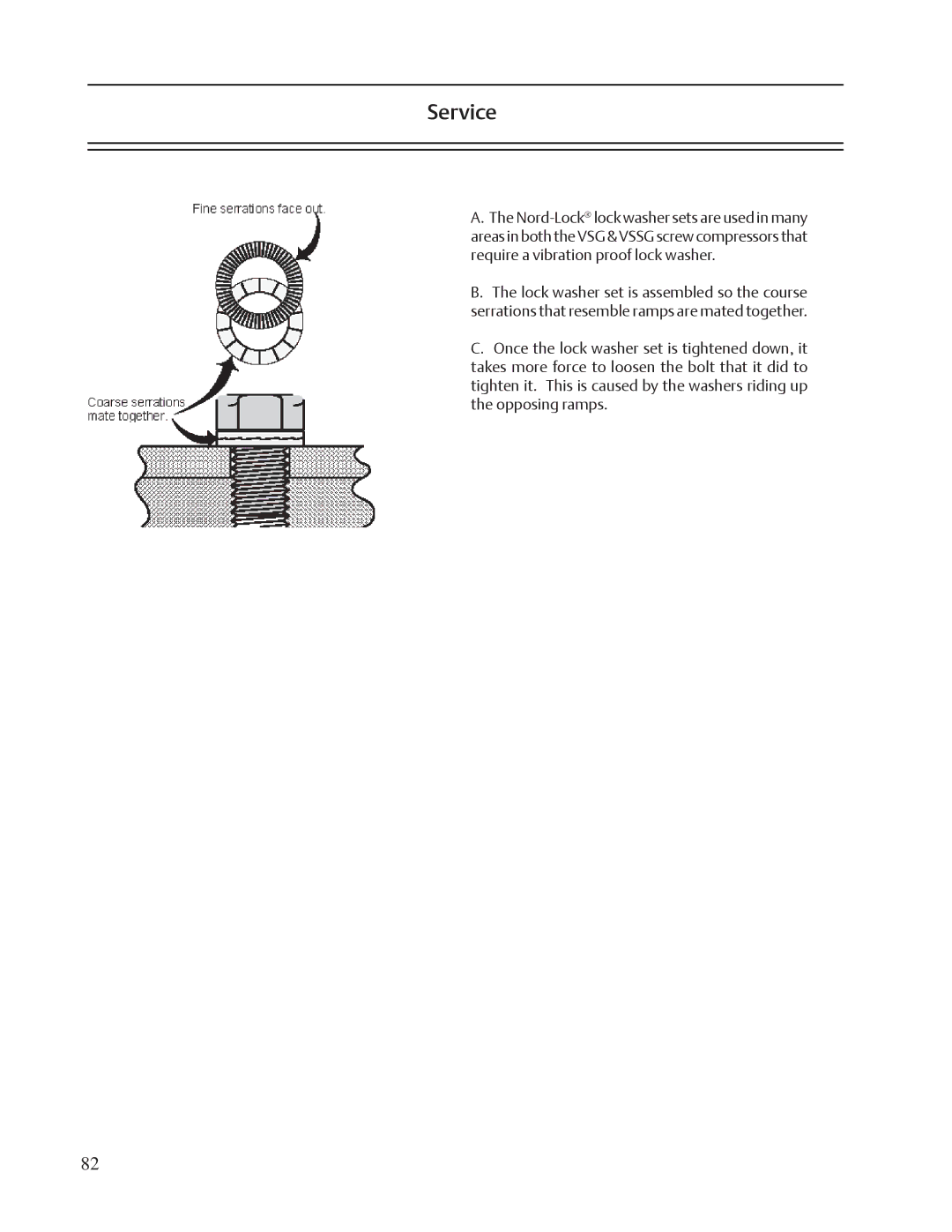 Emerson VSM, VSR, VSS service manual Service 